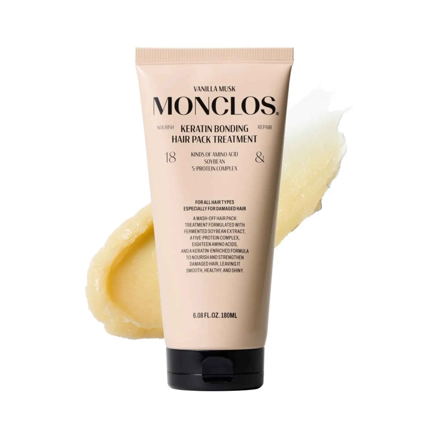 MONCLOS Keratin Bonding Hair Pack Treatment 180ml