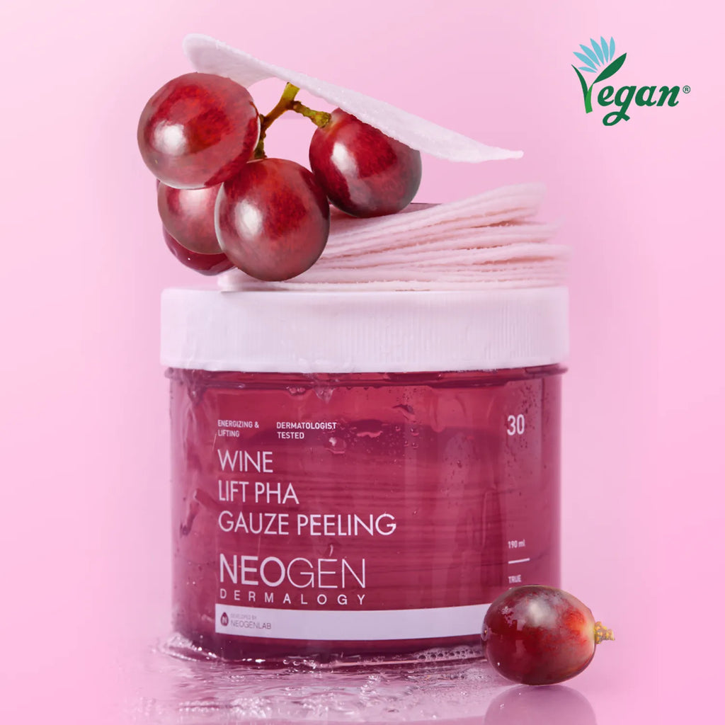 Neogen Dermalogy Wine Lift PHA Gauze Peeling 30 Sheets