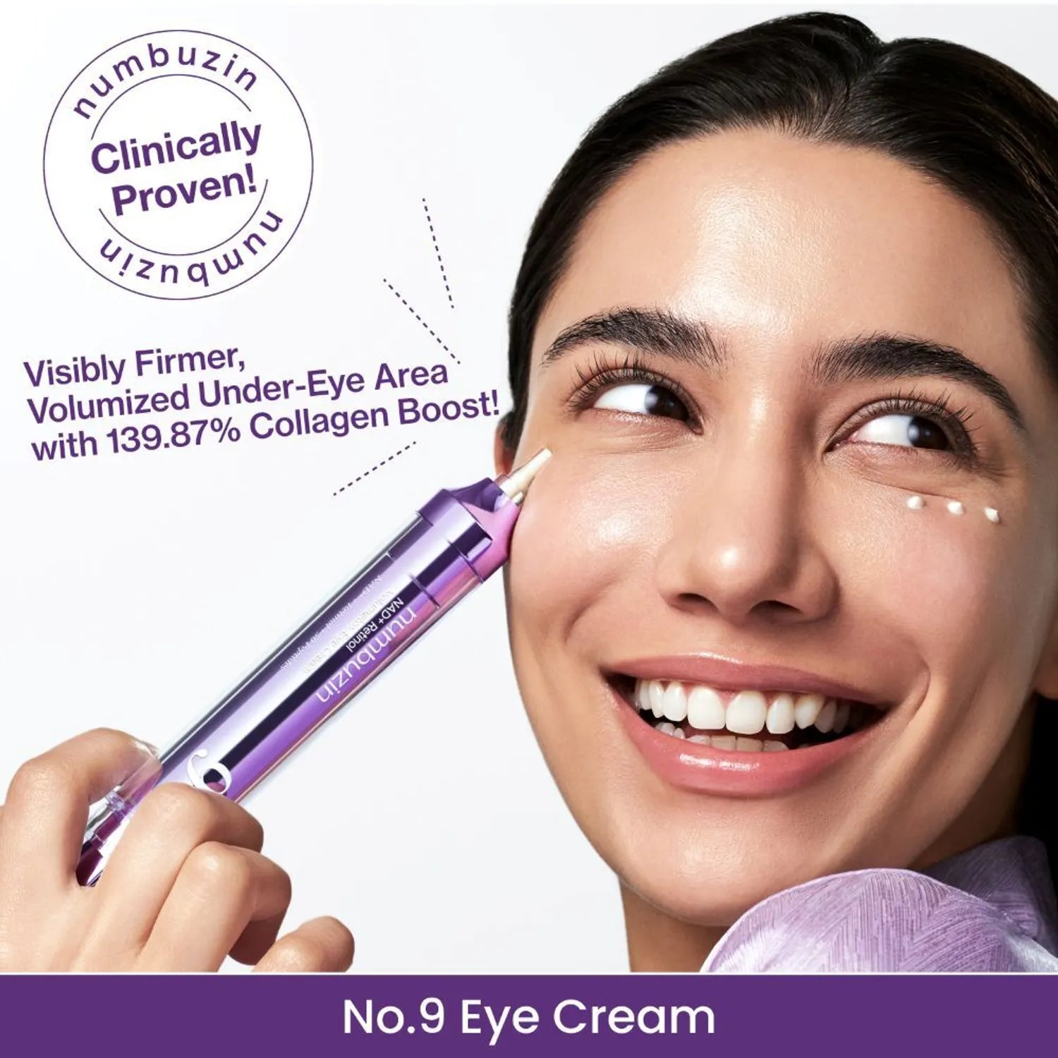 numbuzin No. 9 NAD Retinol Volume Shot Eye Cream 10ml