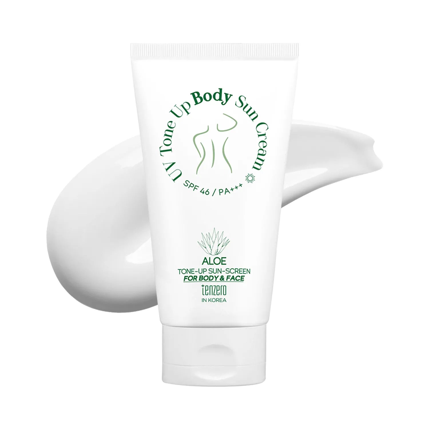 Tenzero Aloe UV Tone Up Body Sun Cream 150g