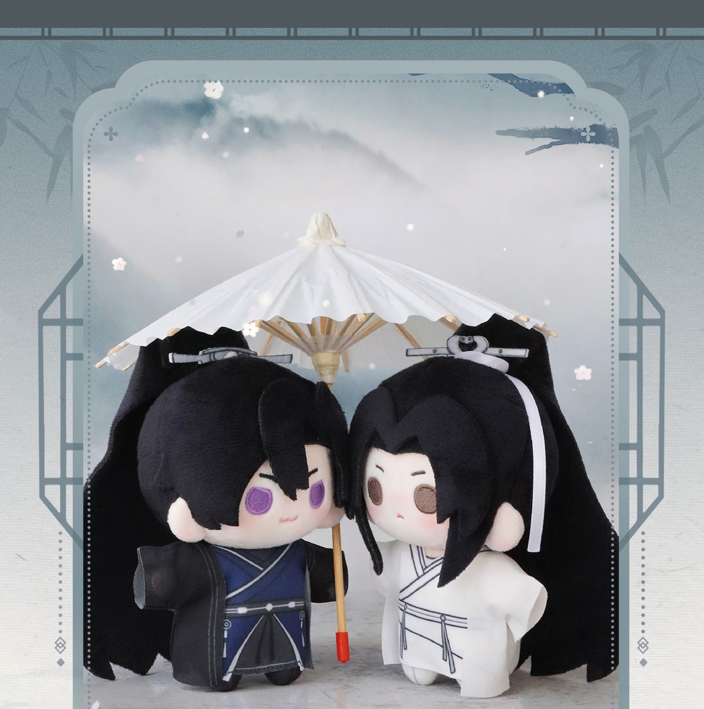 The Husky and His White Cat Shizun | 13cm Plush Doll Set