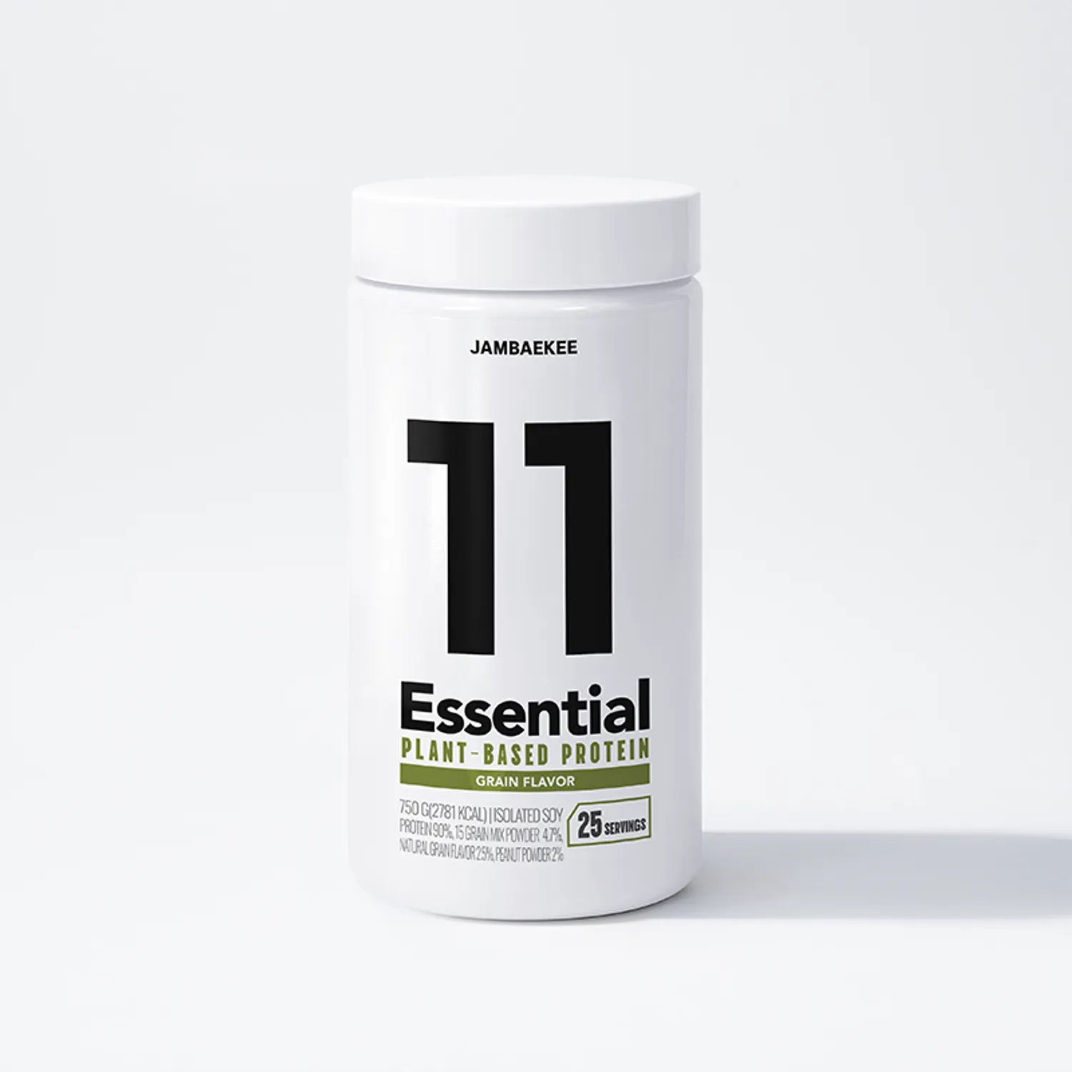JAMBAEKEE Essential Plant-Based Protein Grain Flavor