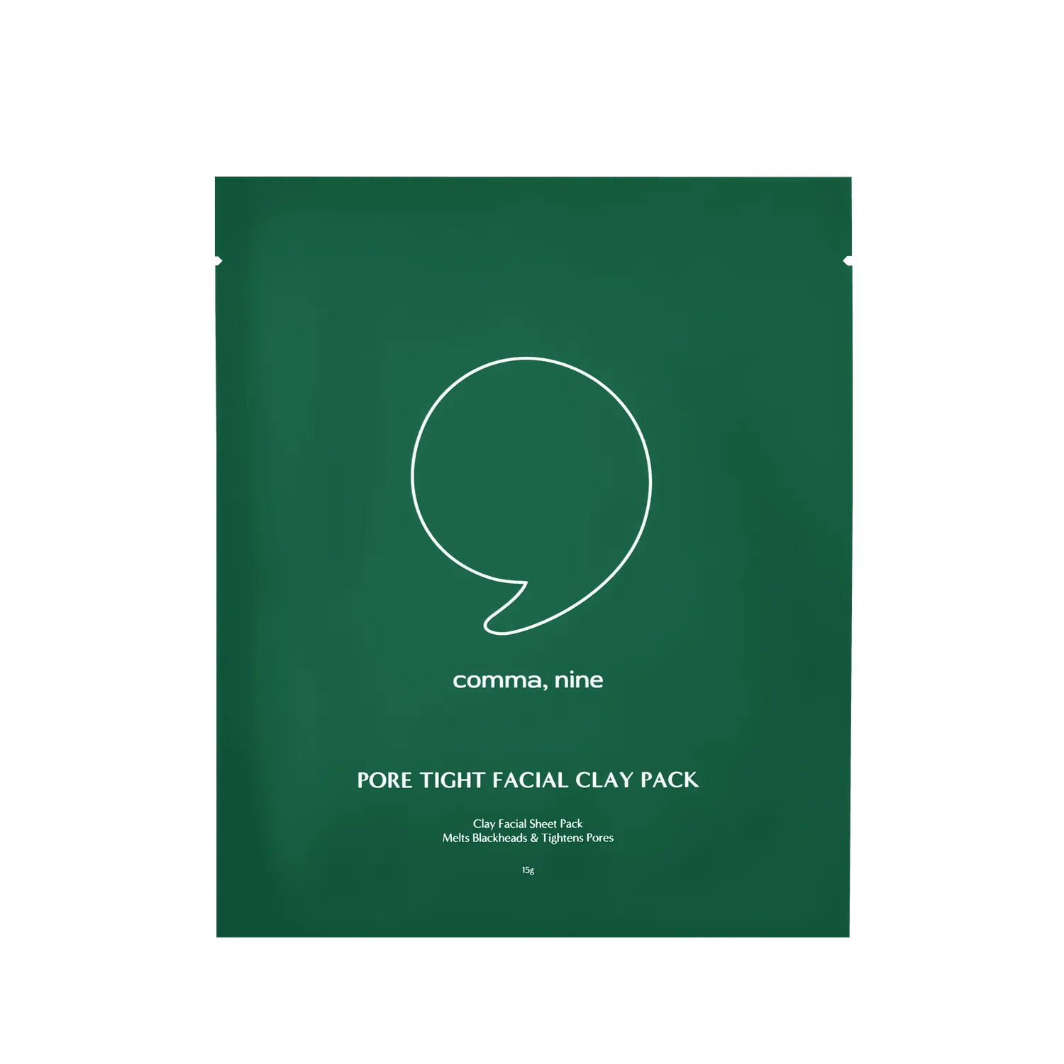 comma, nine Pore Tight Facial Clay Pack 1ea