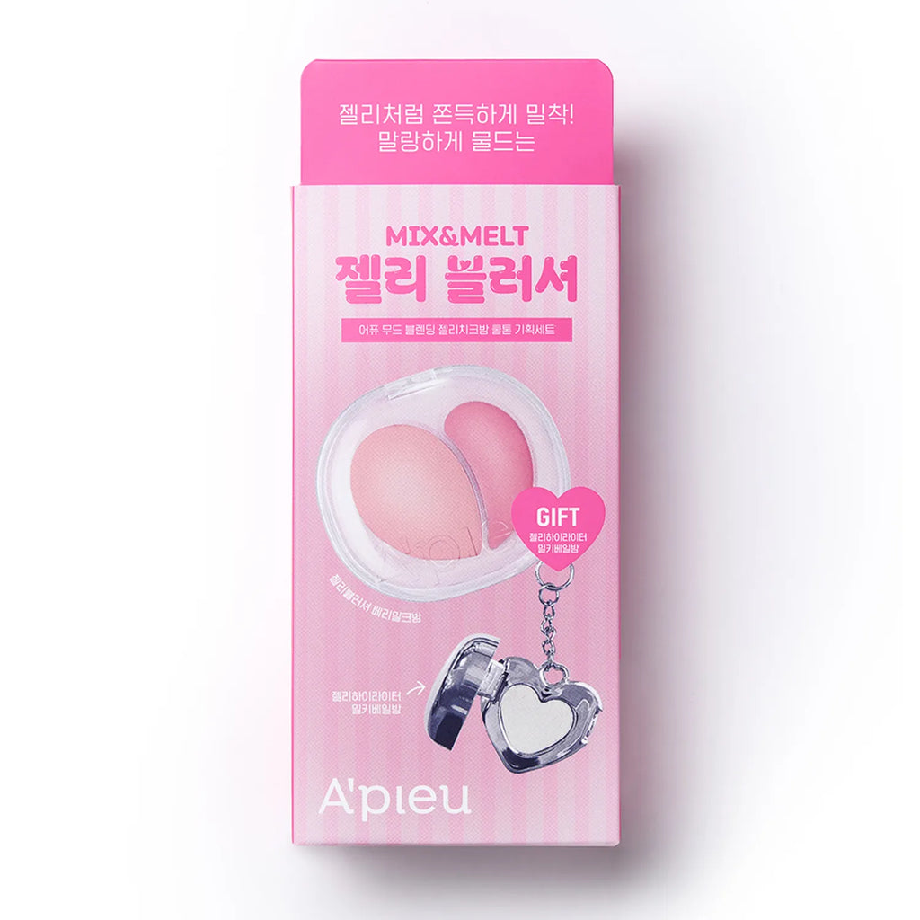 A&rsquo;pieu Mood Blending Jelly Cheek Balm (Set/Single) (4 Colors)