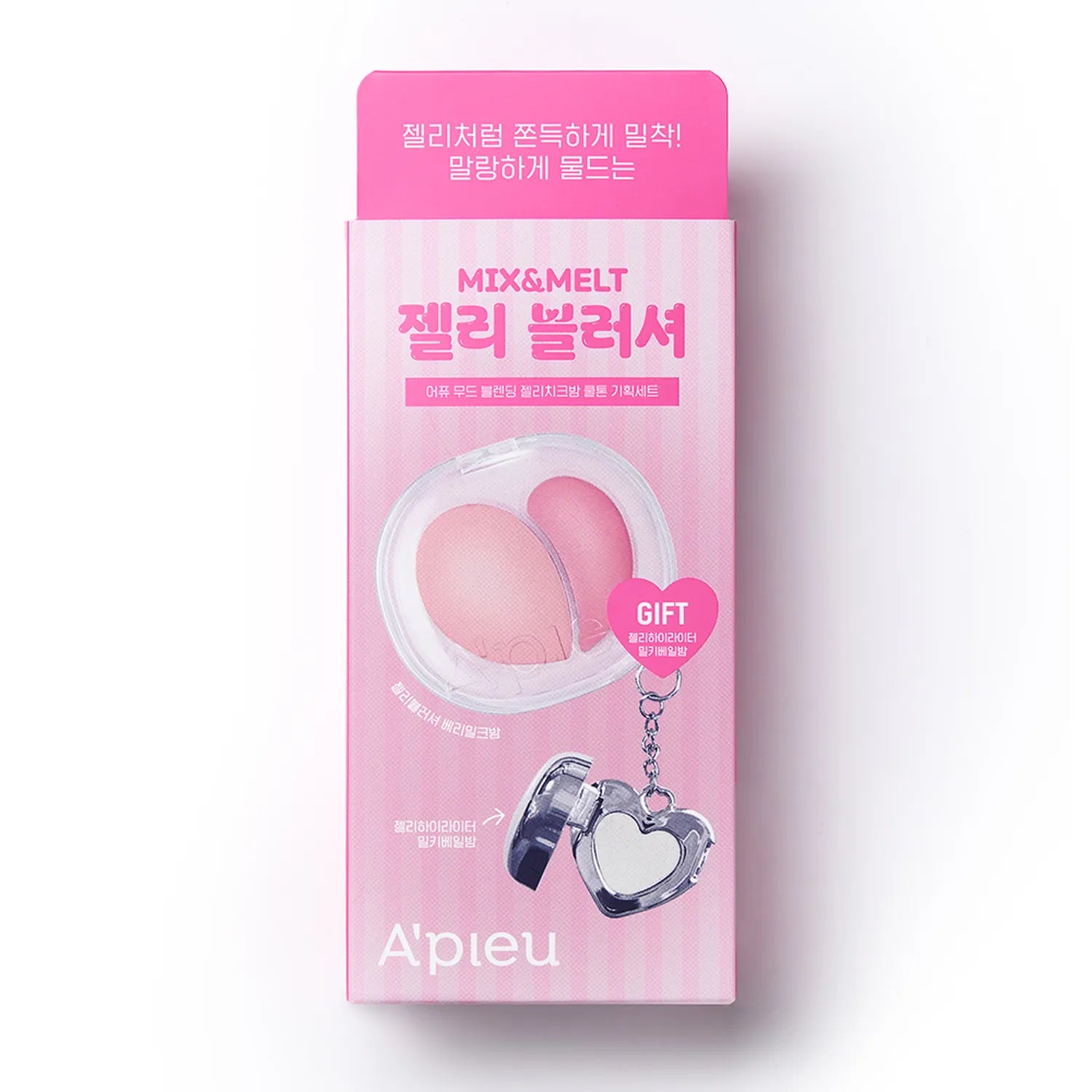 A&rsquo;pieu Mood Blending Jelly Cheek Balm (Set/Single) (4 Colors)
