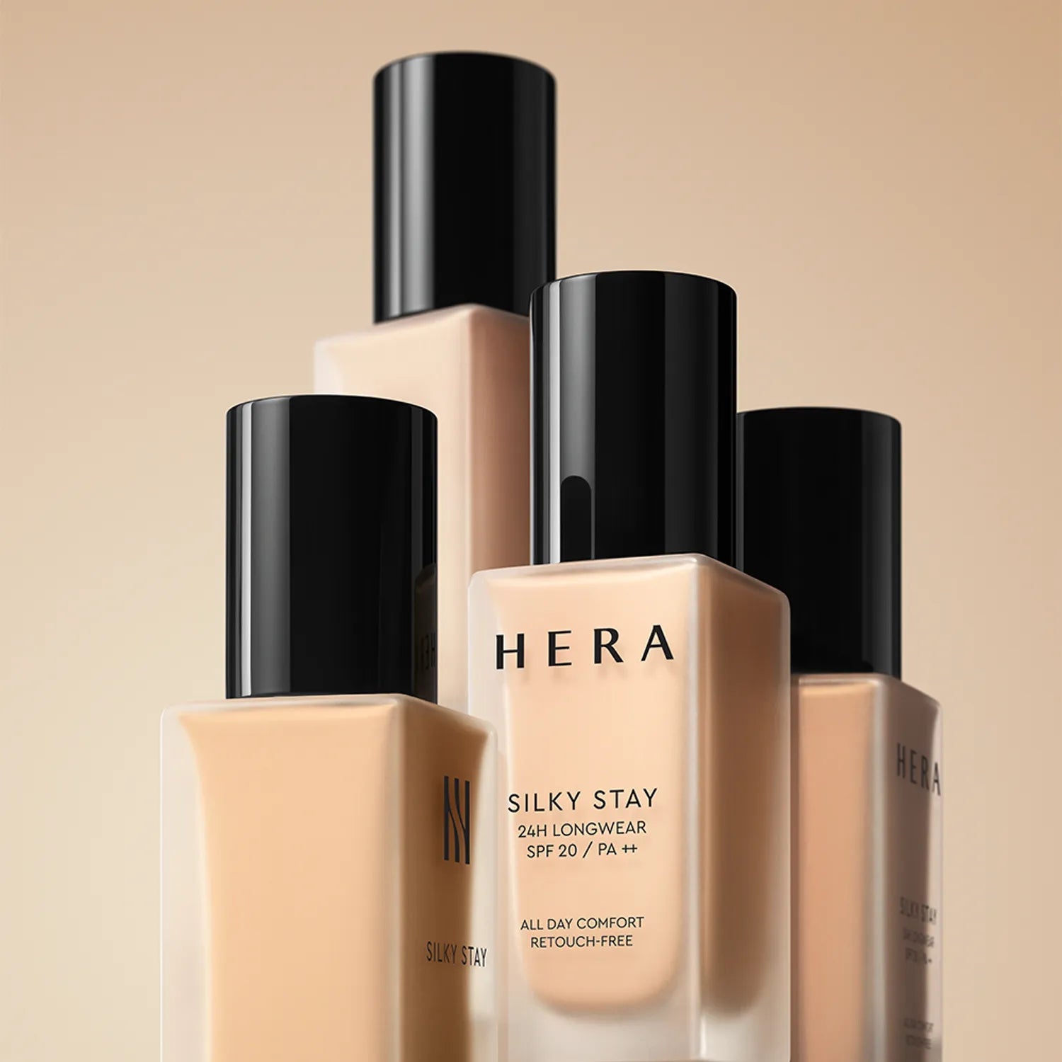 HERA Silky Stay 24H Longwear Foundation (Set/Single) (9 Shades)