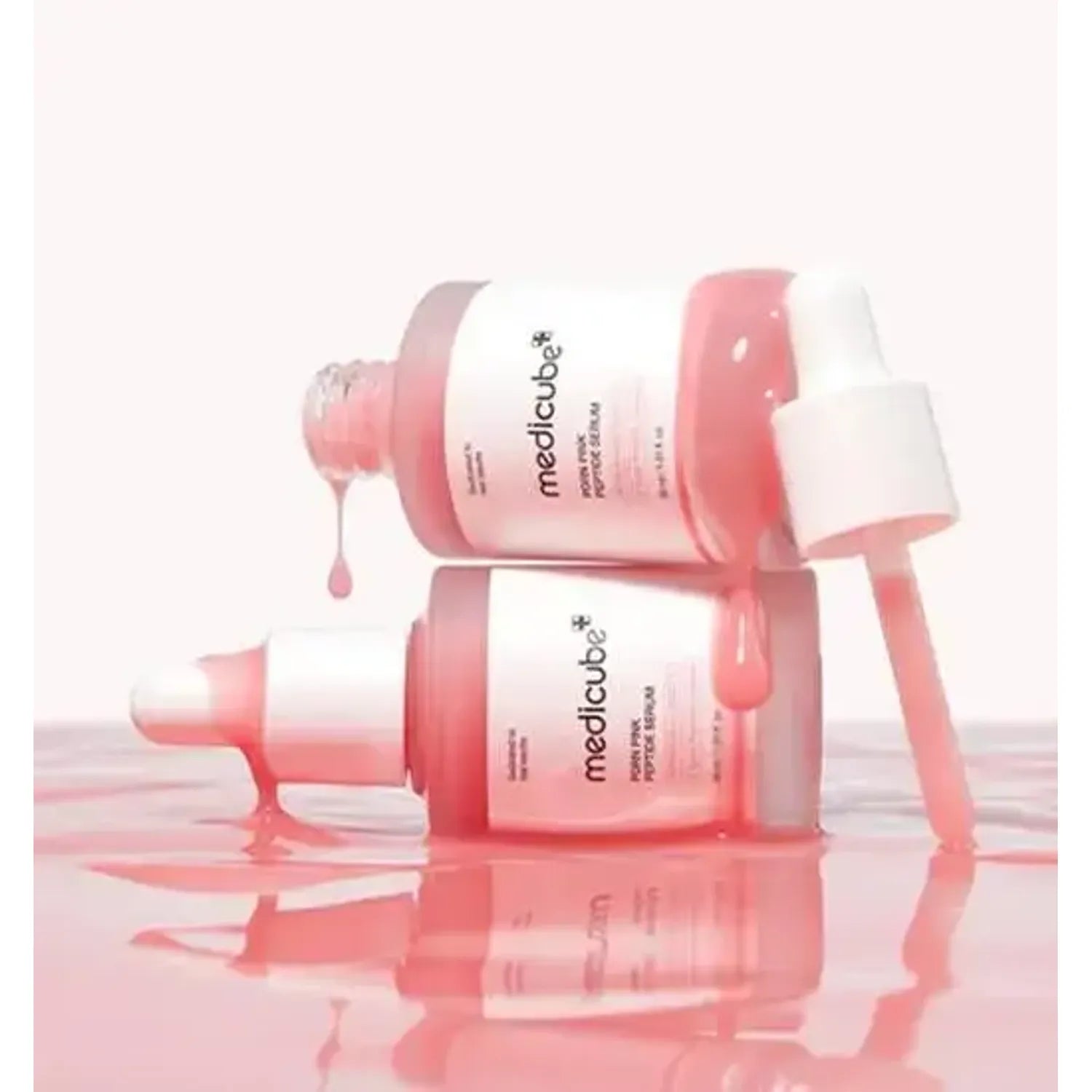 medicube PDRN Pink Peptide Ampoule 30ml Set (+10ml+Moisturizing Cream 10ml)