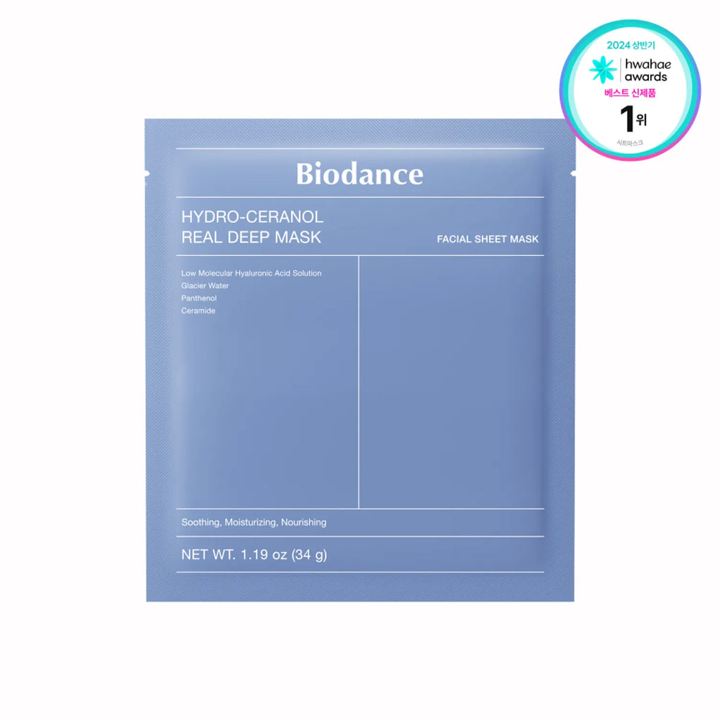 BIODANCE Hydro Cera-Nol Real Deep Mask Sheet 16ea