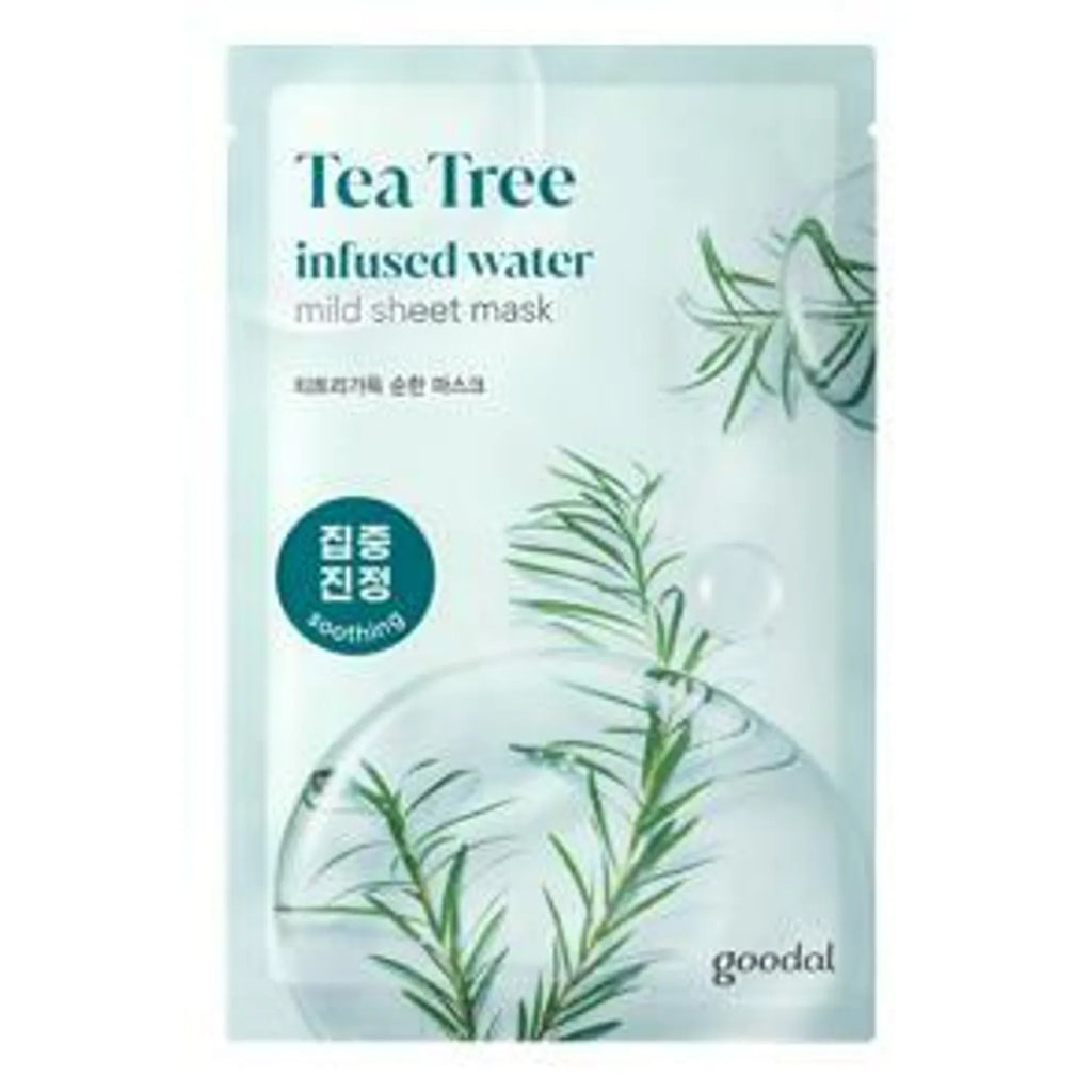 goodal Mild Sheet Mask 1 out of 3 options (Tea Tree/Green Tea/Yuja)