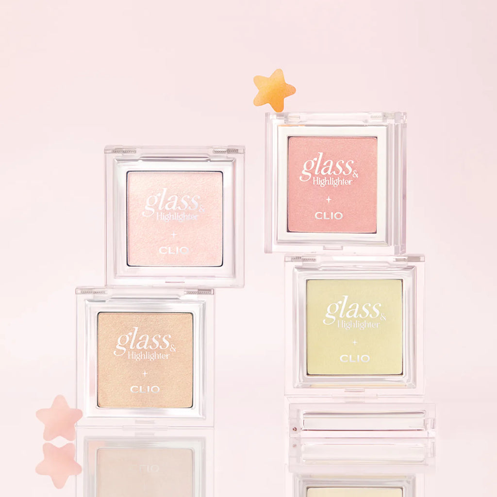 CLIO Glass & Highlighter (4 Colors)