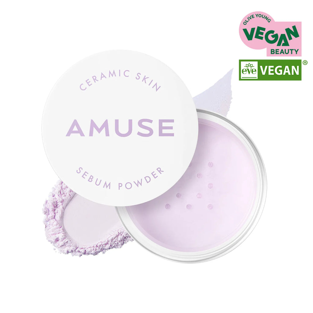 AMUSE Ceramic Skin Sebum Powder (2 Colors)