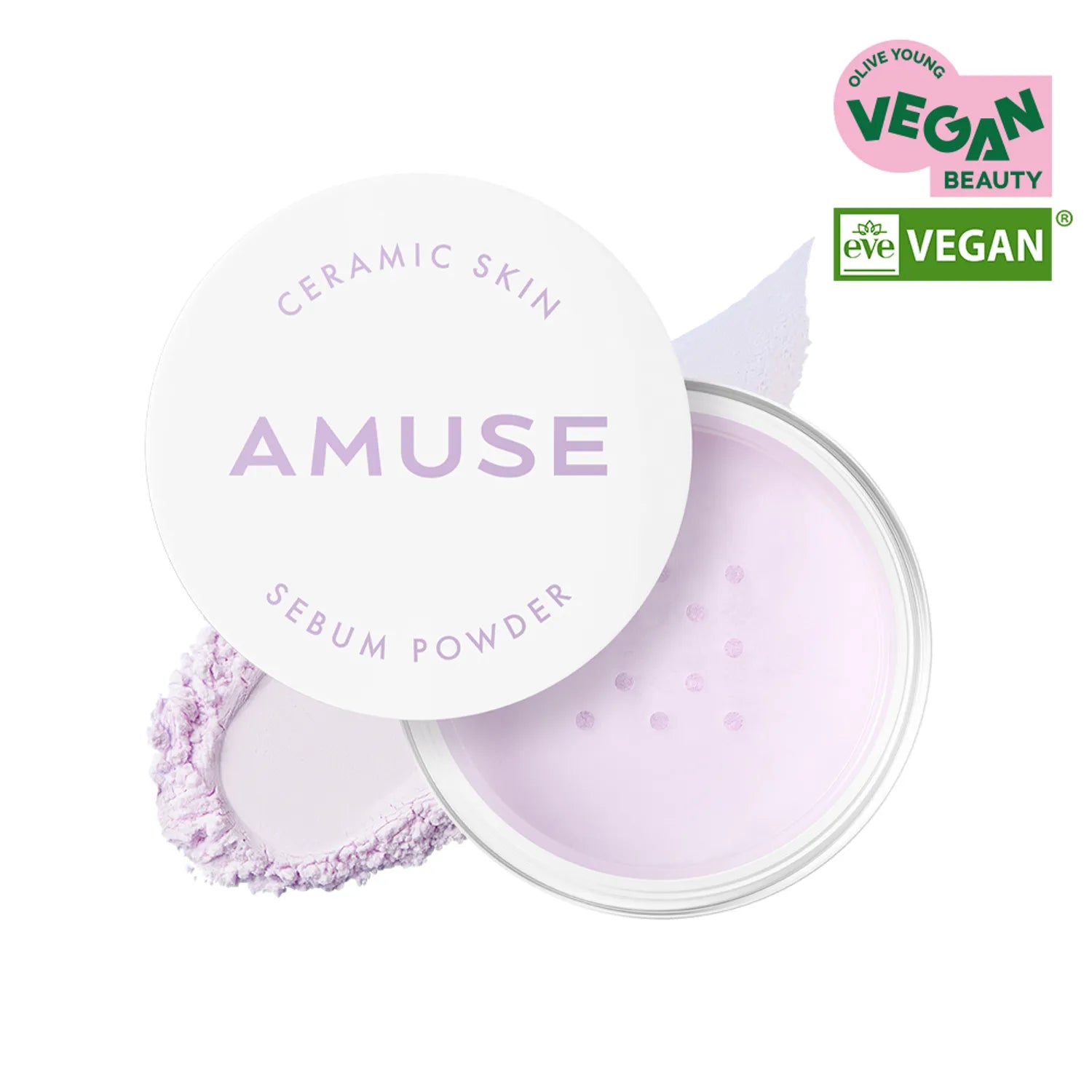 AMUSE Ceramic Skin Sebum Powder (2 Colors)