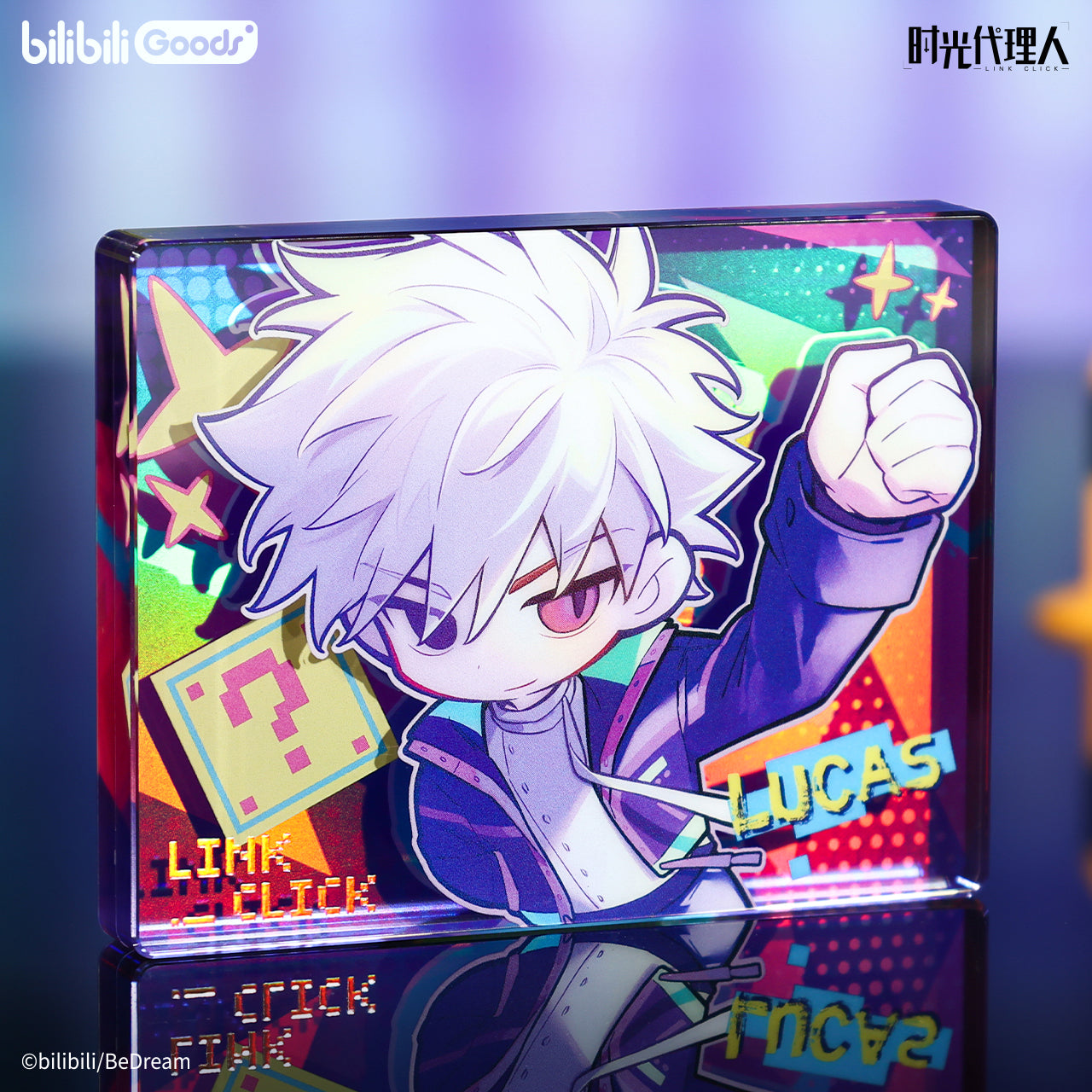 Link Click | Tou Lie Shi Jian De Tian Cai Series Badge & Acrylic Standee