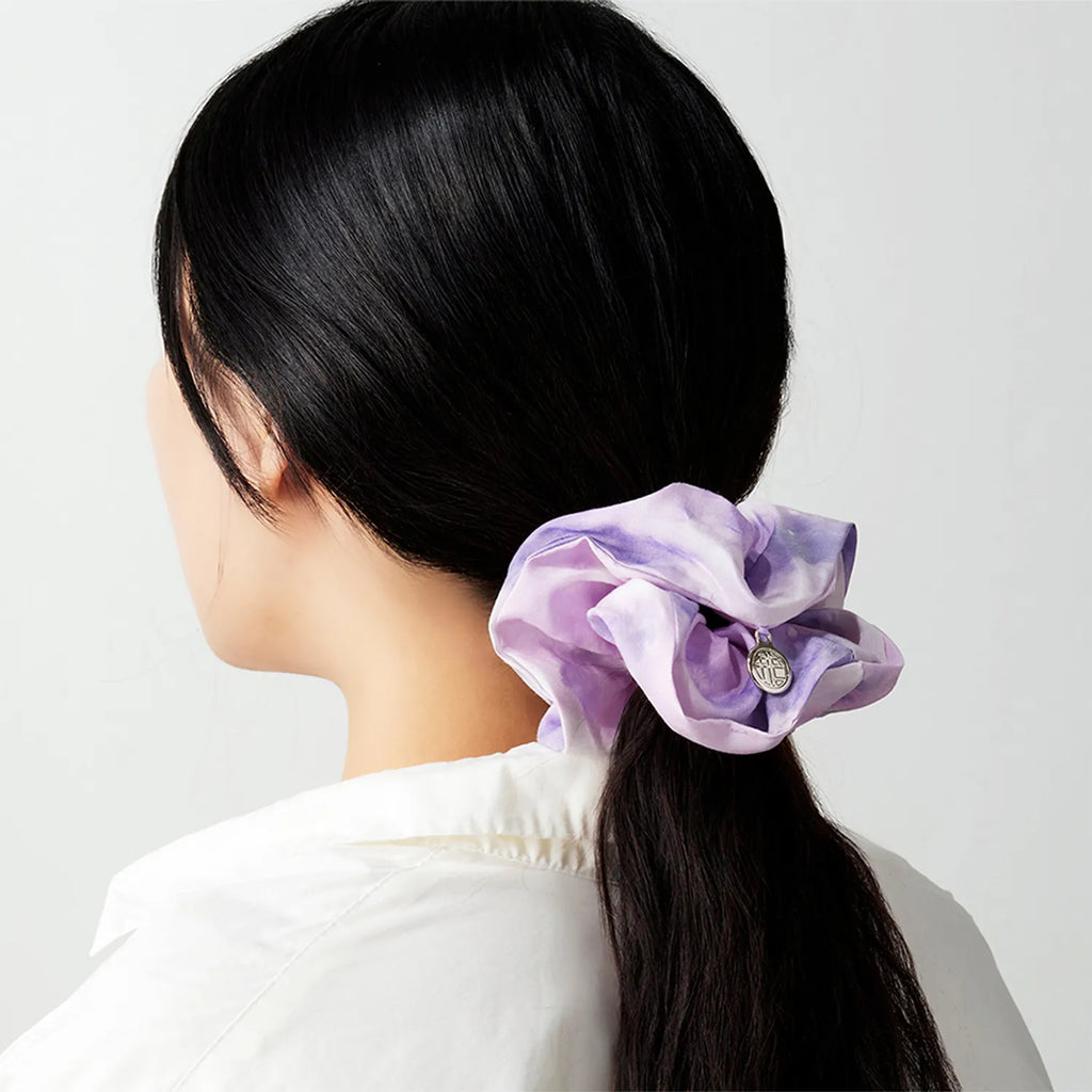 [LEESLE EDITION] Fillimilli Scrunchie (Black/Purple)