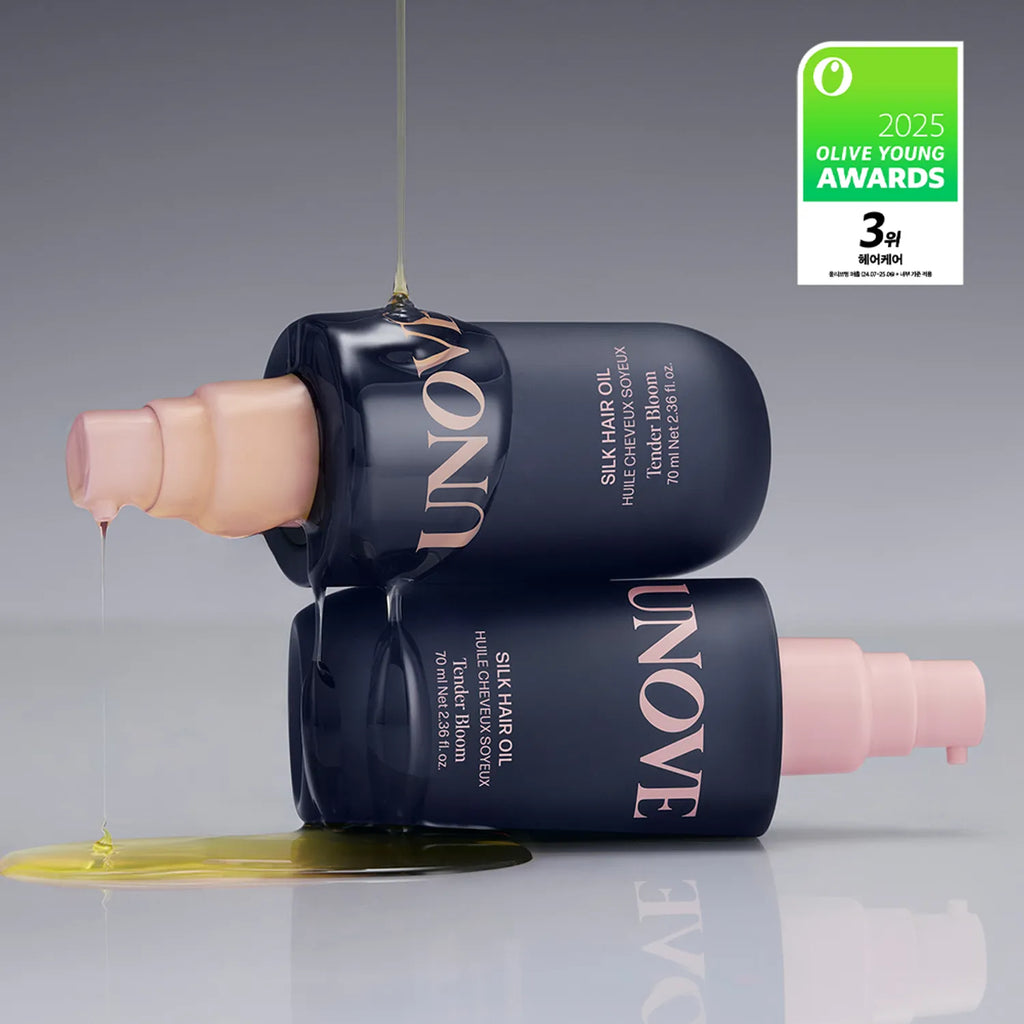 UNOVE Silk Oil Essence 70ml Double Pack (2 Options)