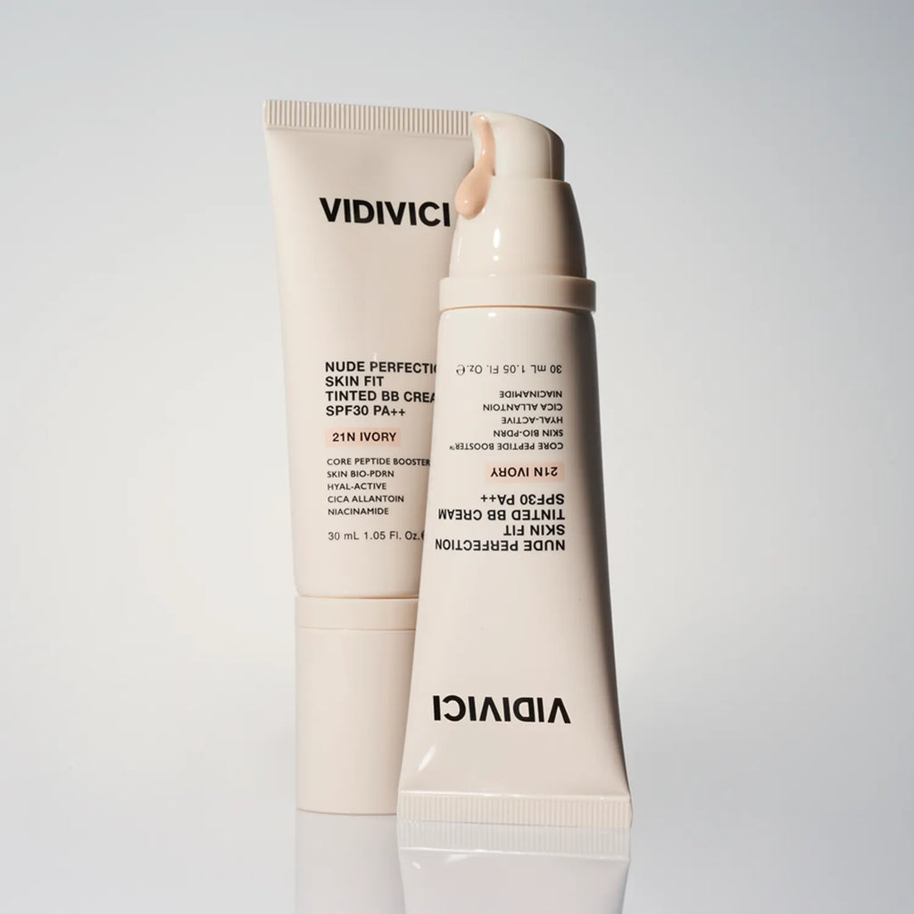 VIDIVICI Nude Perfection Skin Fit SPF30 Tnted BB Cream 30ml Set (+BB Cream Mini 5ml) (5 Colors)