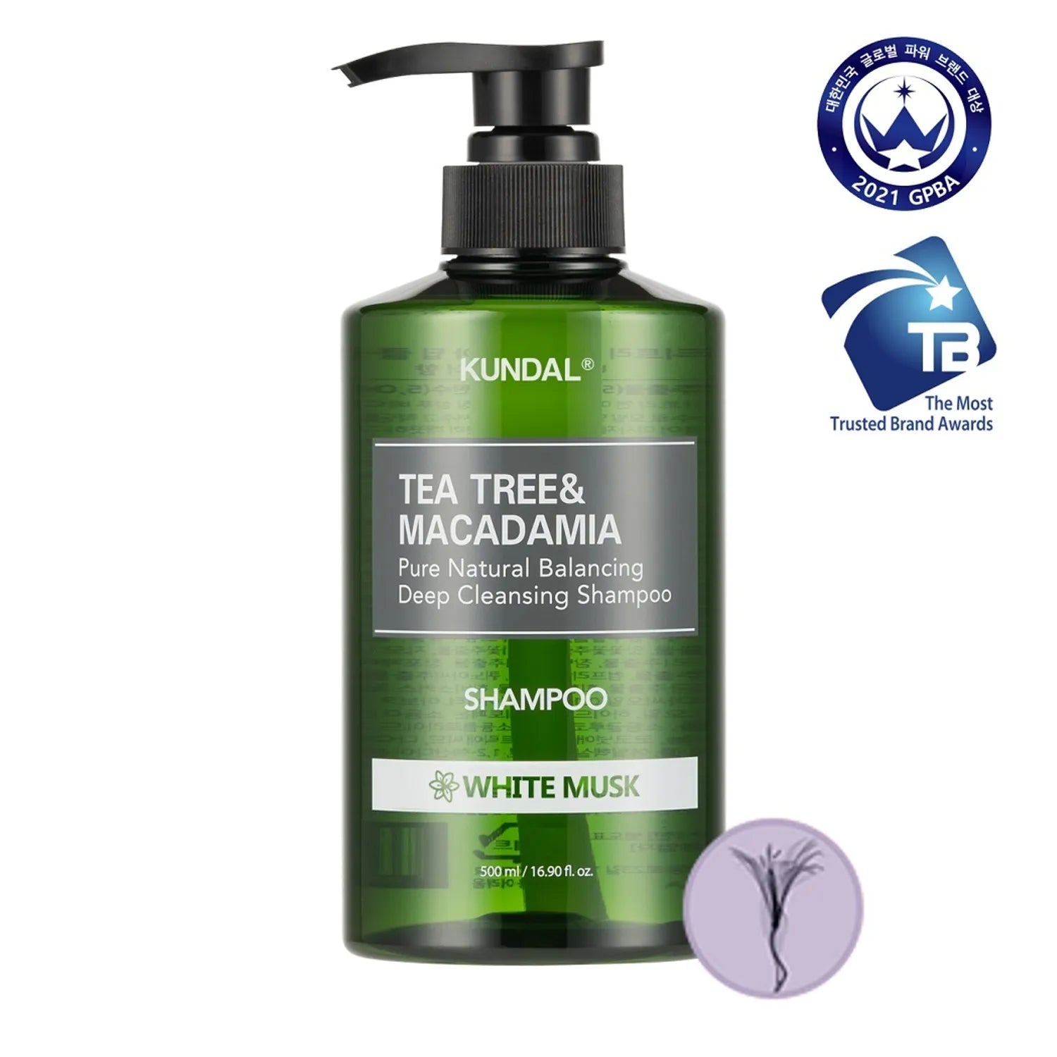 KUNDAL Tea Tree & Macadamia Deep Cleansing Shampoo For Oily Scalp 500ml (4 Options)