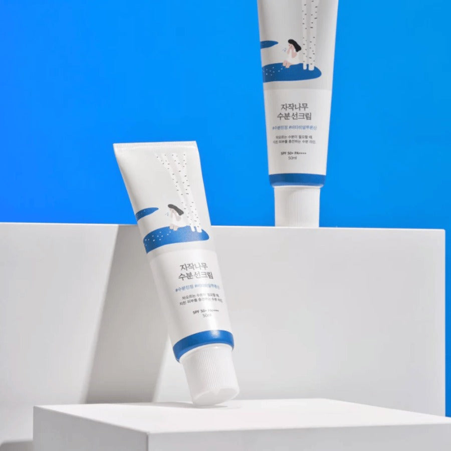 ROUND LAB Birch Juice Moisturizing Sunscreen SPF50+PA++++ 50ml*2+20ml