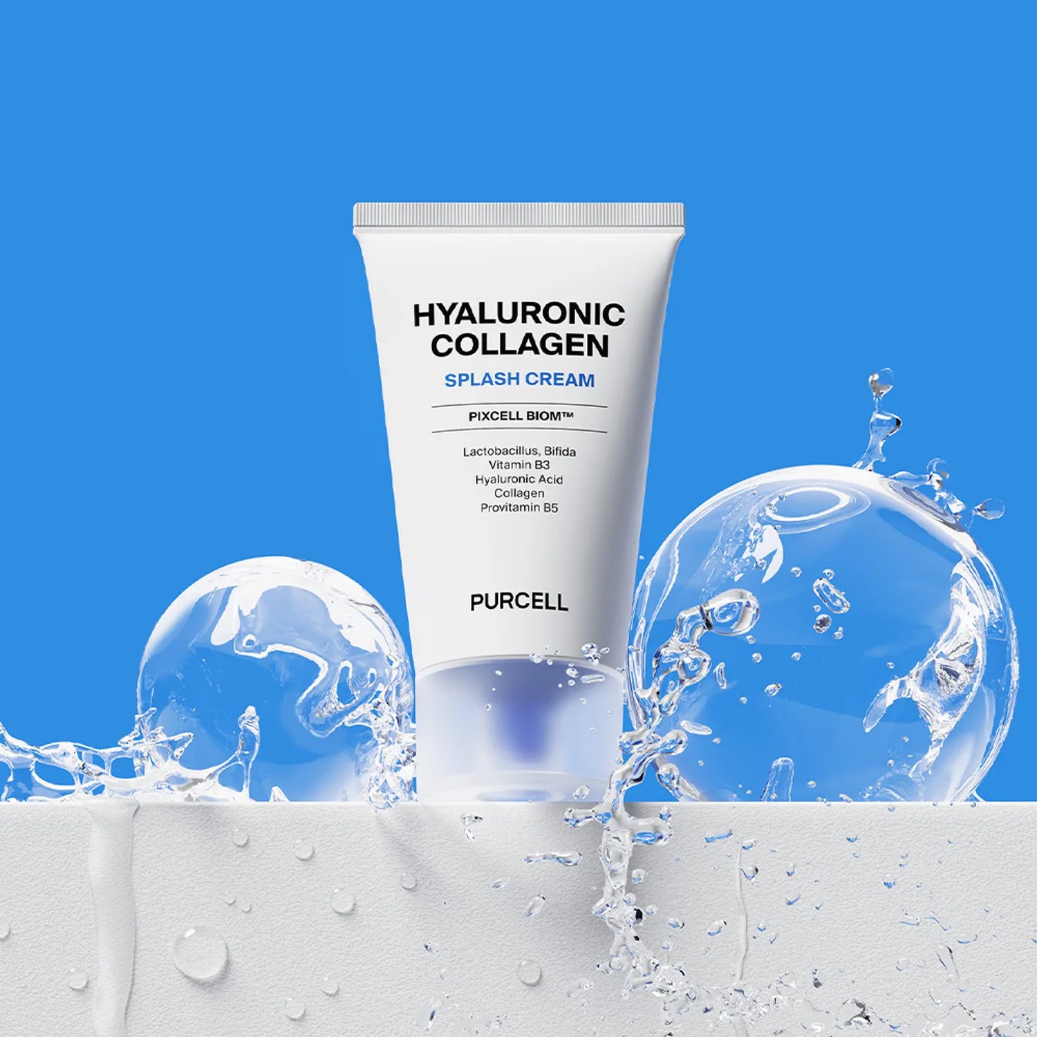 PURCELL Pixcell Biom Hyaluronic Collagen Splash Cream 50ml Set (+25ml)