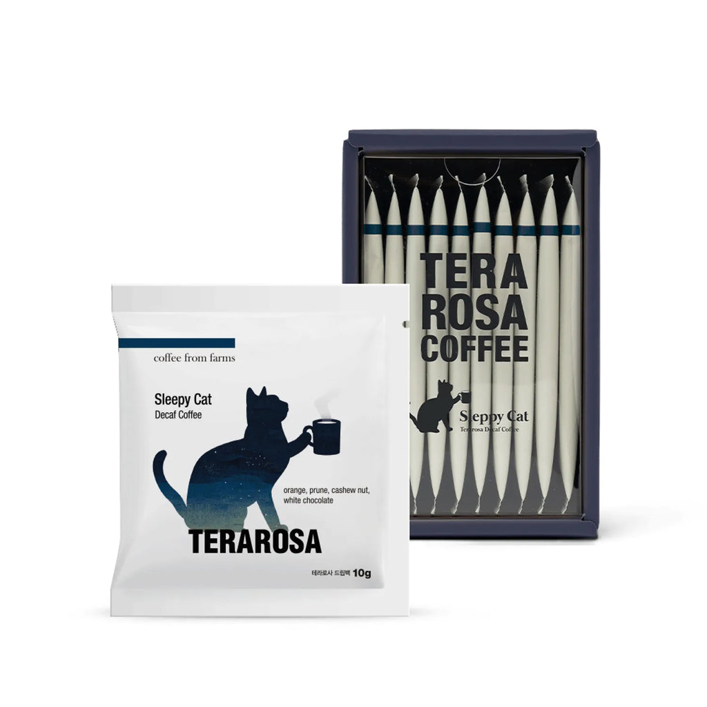 TERAROSA Drip Bag #Colombia Sleepy Cat Decaf 10ea