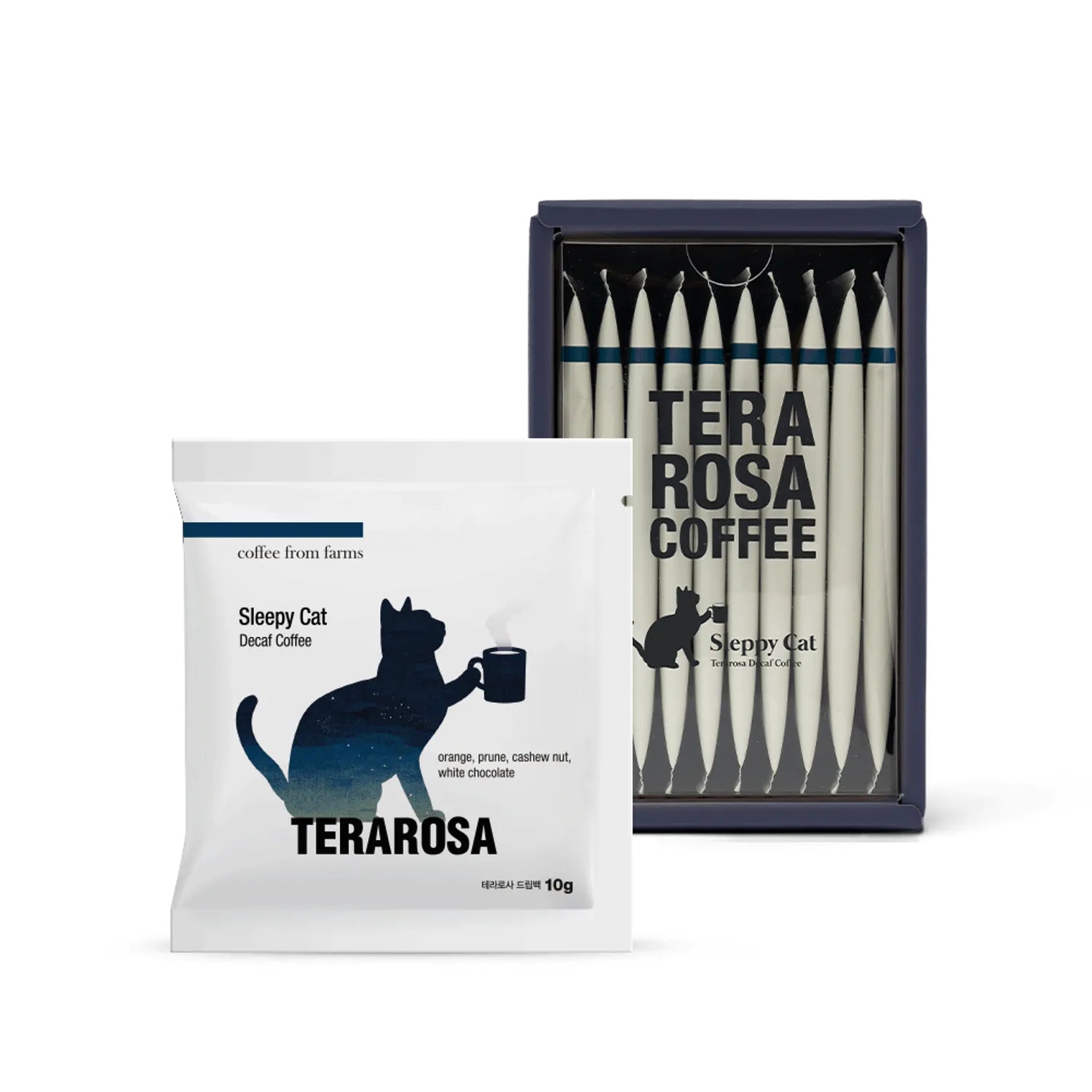 TERAROSA Drip Bag #Colombia Sleepy Cat Decaf 10ea