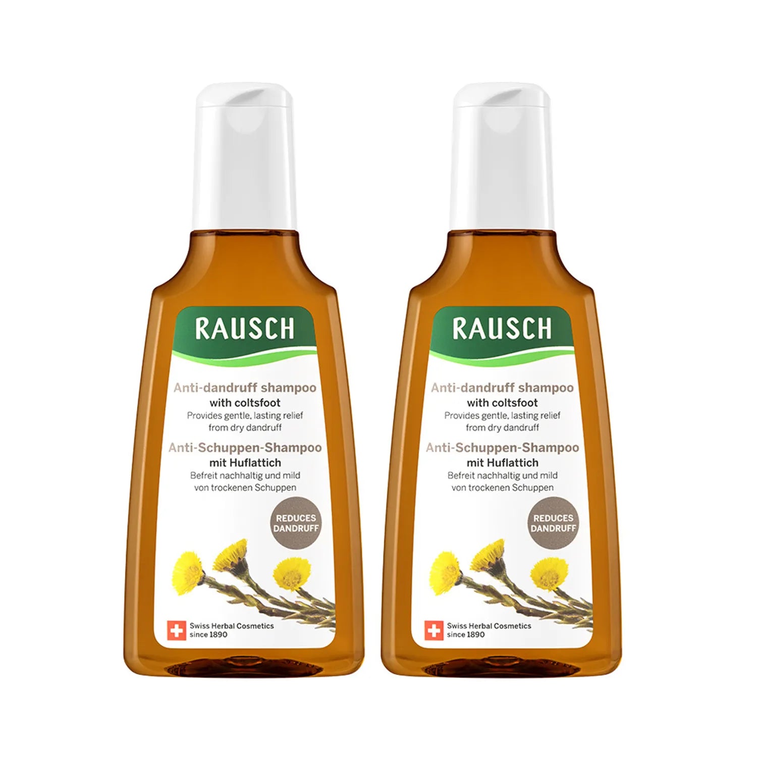 Raush Coltsfoot Anti-Dandruff Shampoo 200ml Duo Set