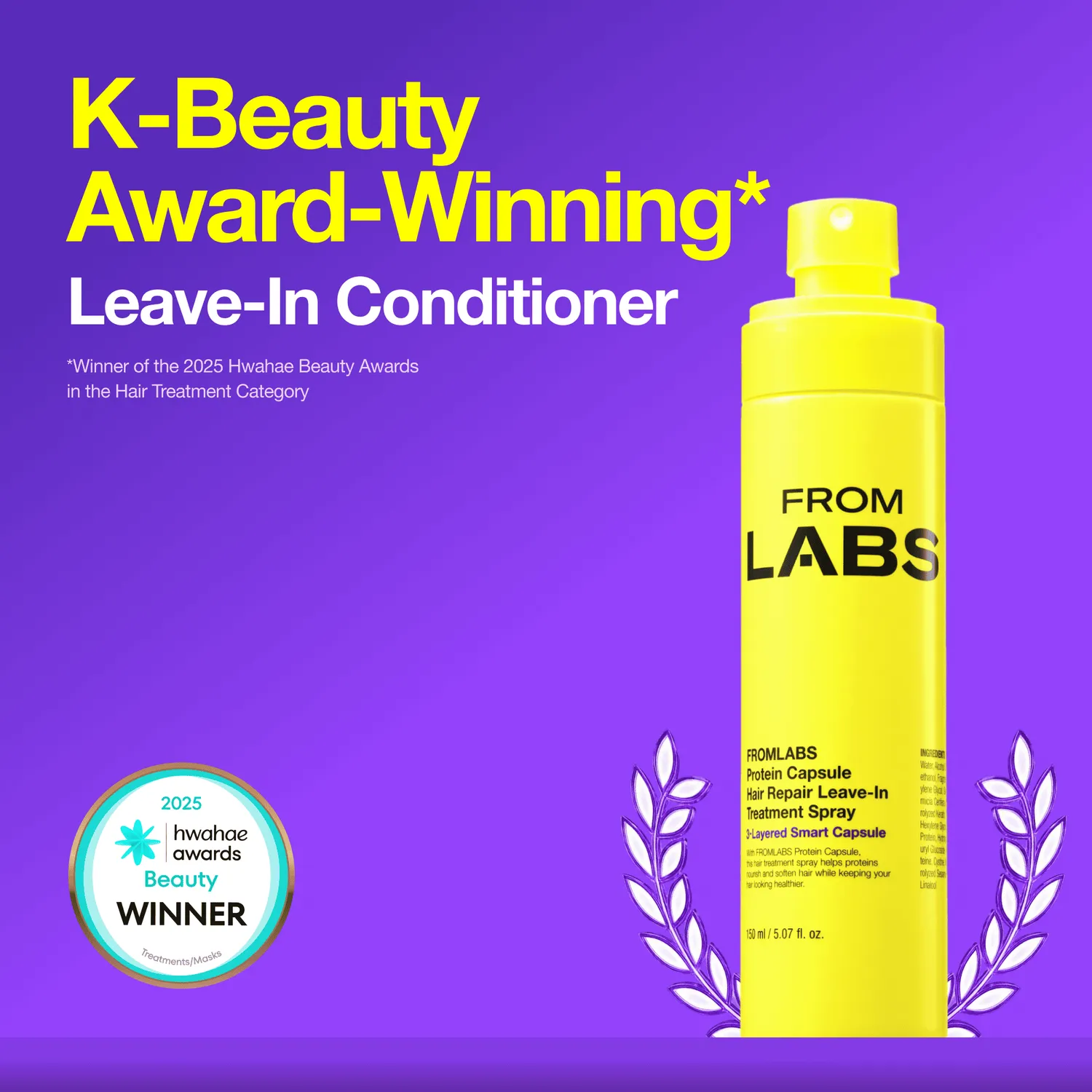FROMLABS Protein Capsule Hair Repair Leave-In Treatment Spray 150ml