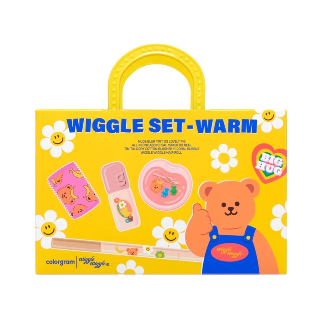 [Wiggle Wiggle Edition] colorgram Nude Blur Tint Set (Warm/Cool) (+Wiggle Wiggle Hair Roll)