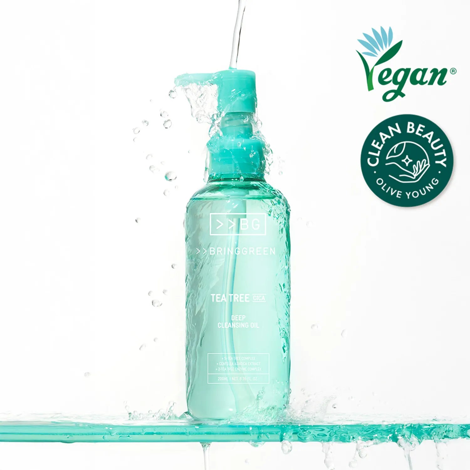 BRINGGREEN Tea Tree Cica Deep Cleansing Oil 200ml