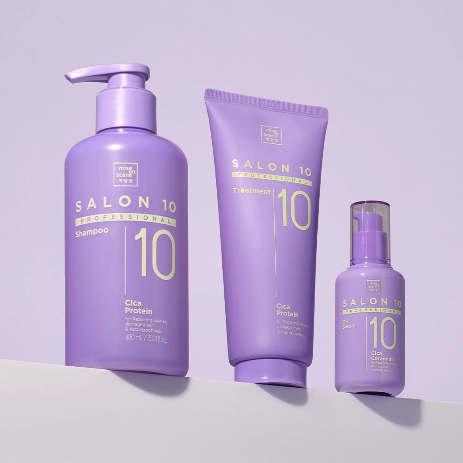 Mise-en-scene Salon 10 Professional Cica Protein Shampoo 480ml