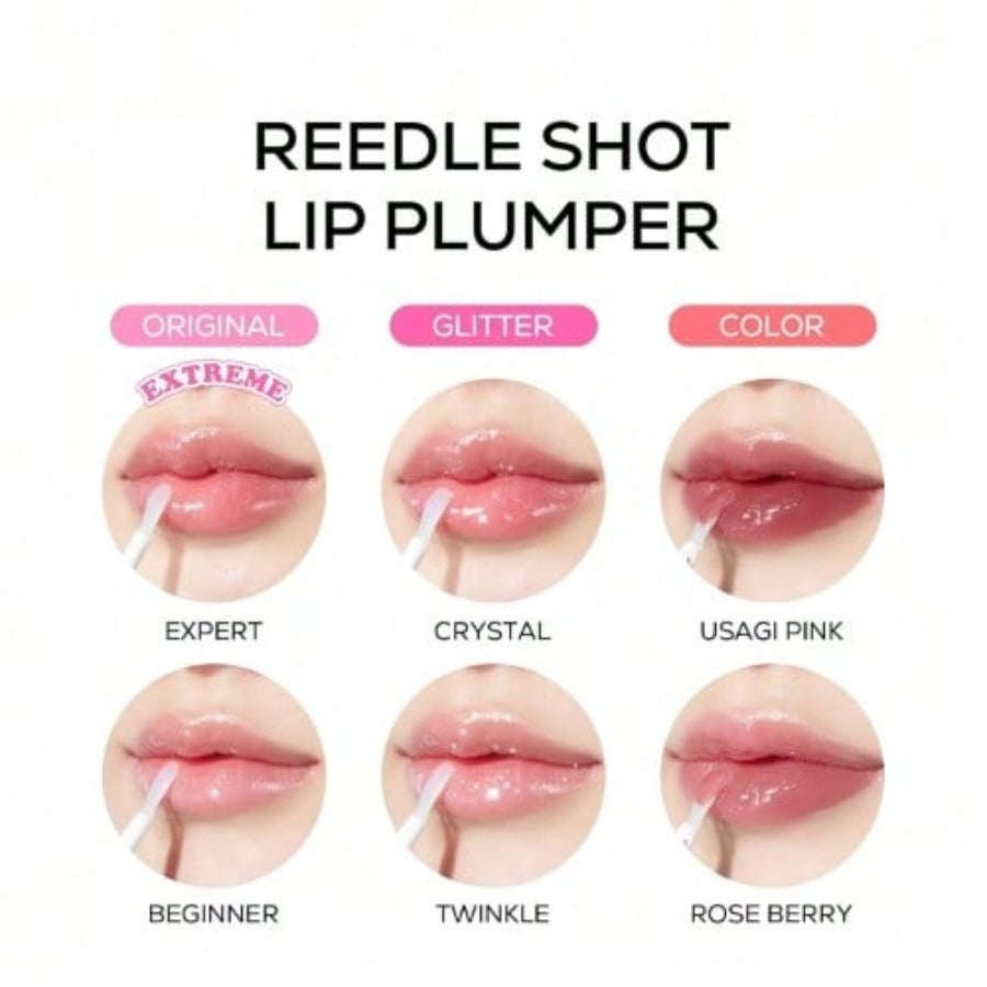 vt Reedle Shot Lip Plumper, Hydrating & Volumizing Clear Lip Gloss, Microneedling Effect & Hyaluronic Acid For Fuller, Smoother Lips, Stocking Stuffers, 0.15 Oz (4.3 G)