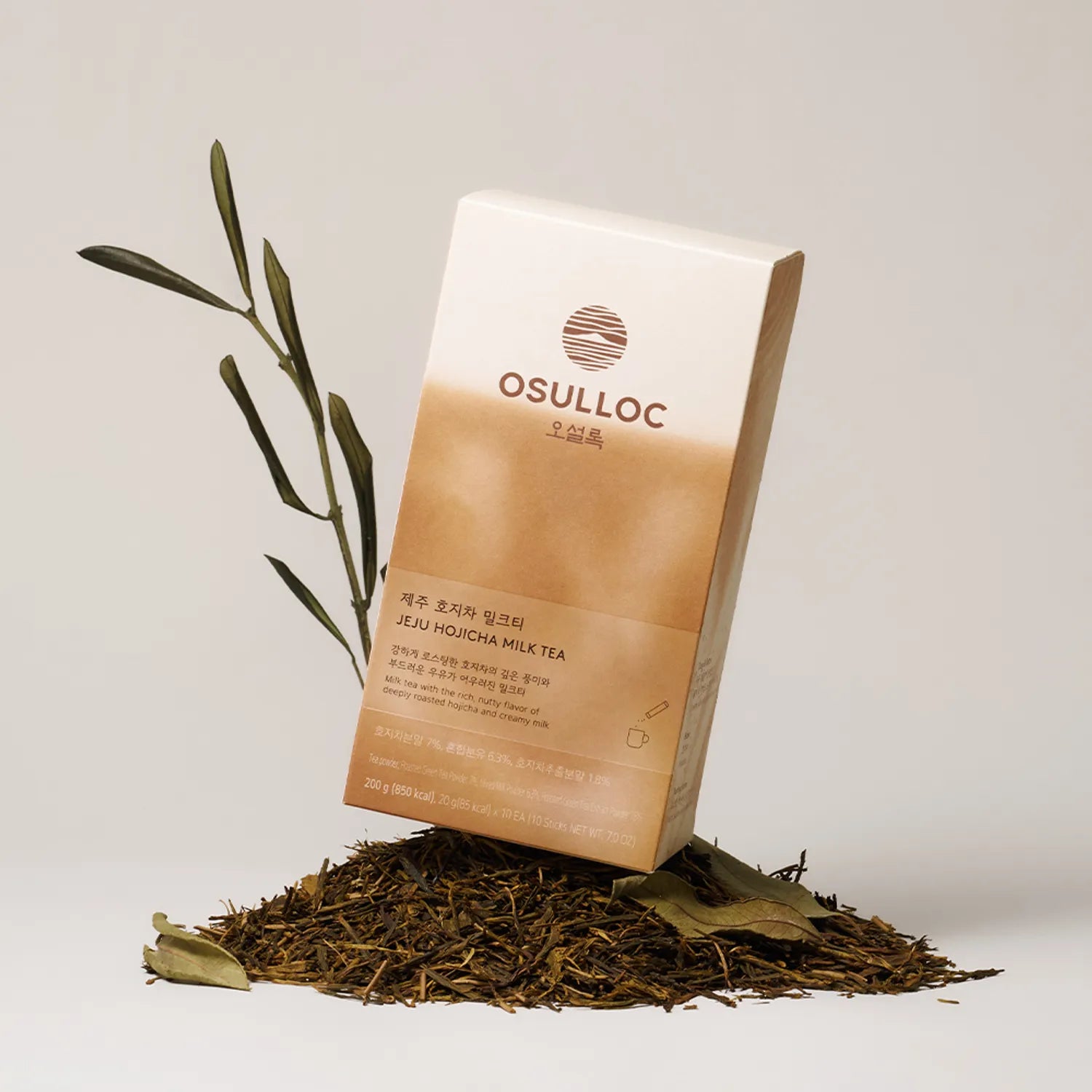 OSULLOC Jeju Hojicha Milk Tea 10ea