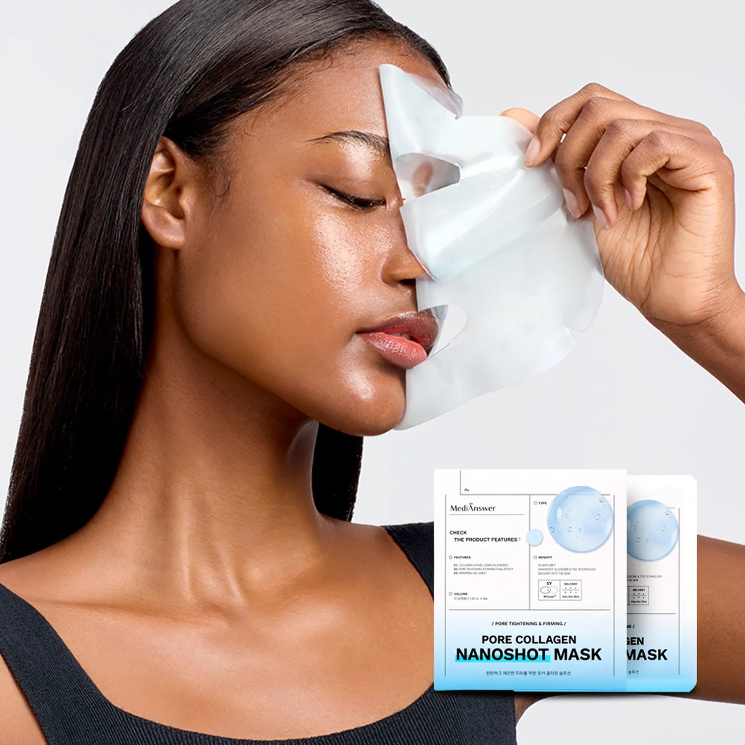 MediAnswer Pore Collagen Nano Shot Mask 10ea