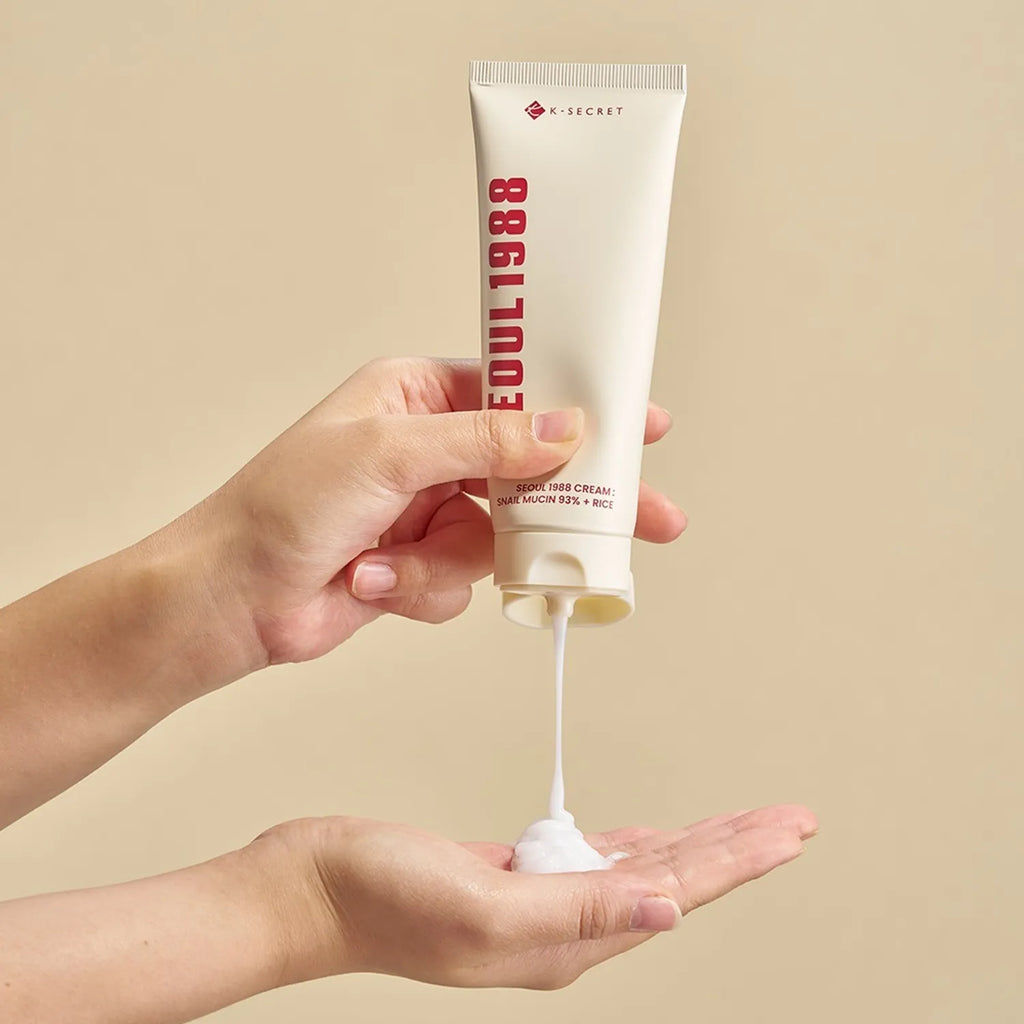 KSECRET Seoul 1988 Cream: Snail Mucin 93%+Rice 100ml