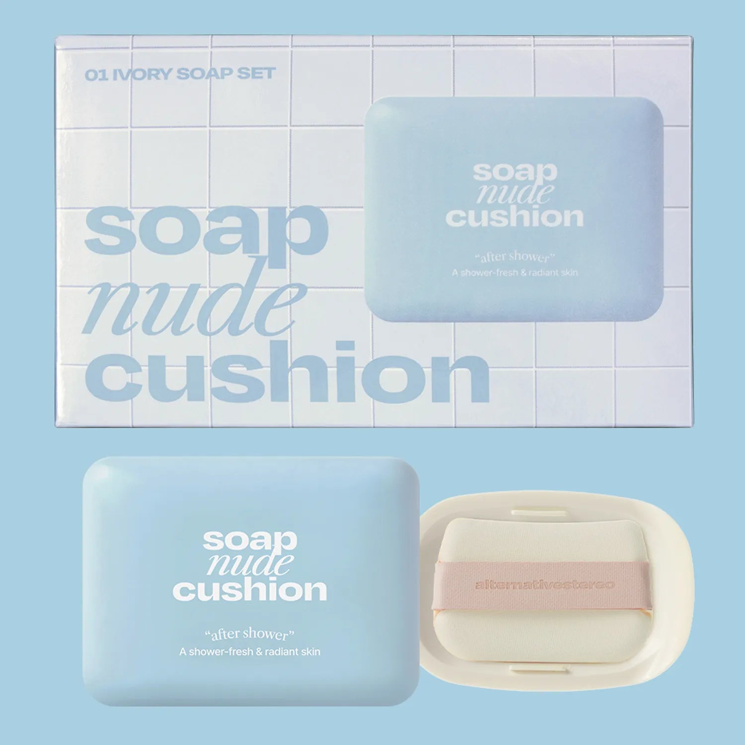 Alternative stereo Soap Nude Cushion(+Refill) (3 Shades)