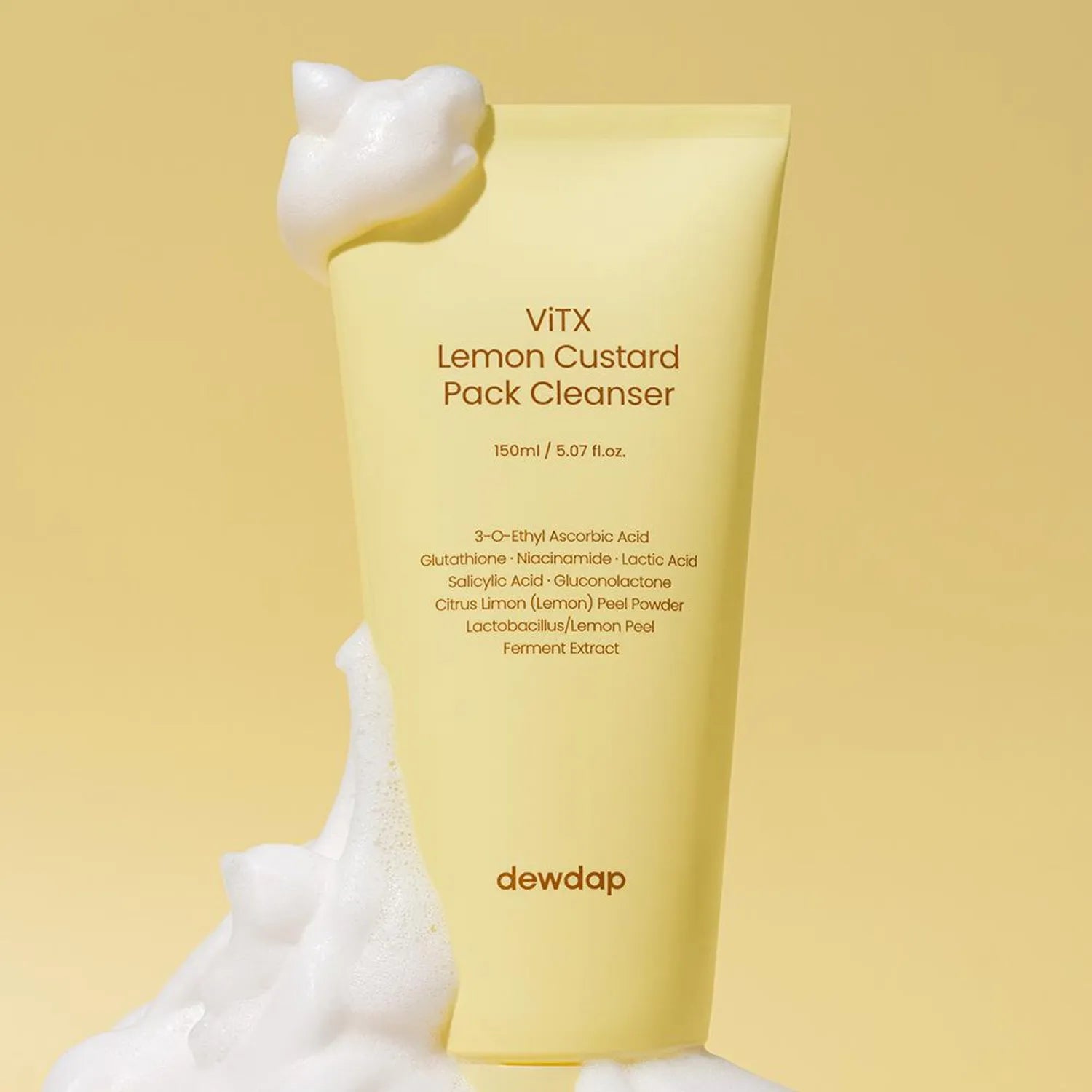 dewdap ViTX Lemon Custard Pack Cleanser 150ml Set (+15ml)