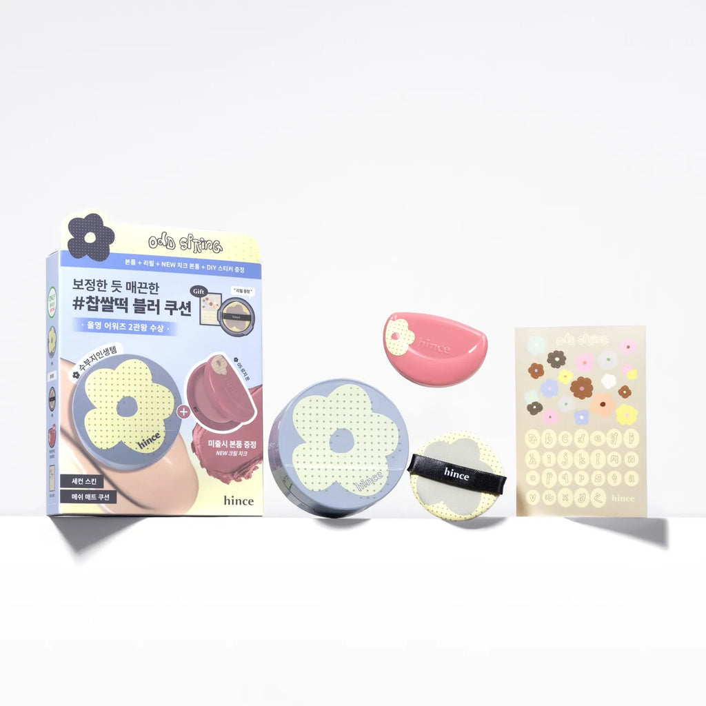 hince Second Skin Mesh Matte Cushion (+Refill) (4 Shades)