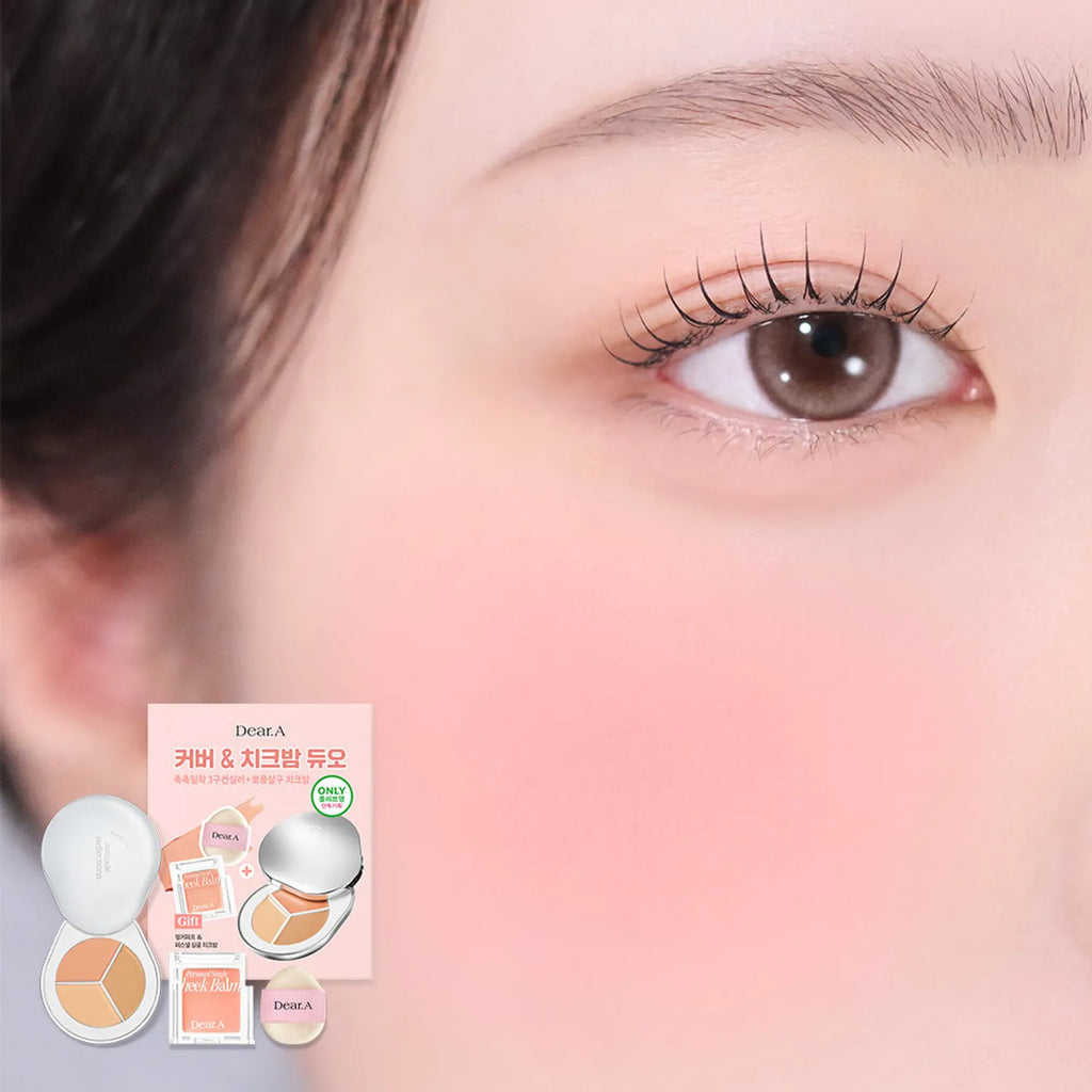 Dear.A Perfect Cover Concealer Palette Set (+Puff) (4 Colors)