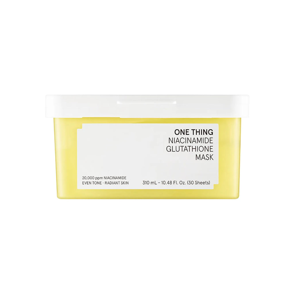 ONE THING Niacinamide Glutathione Mask 30 Sheets