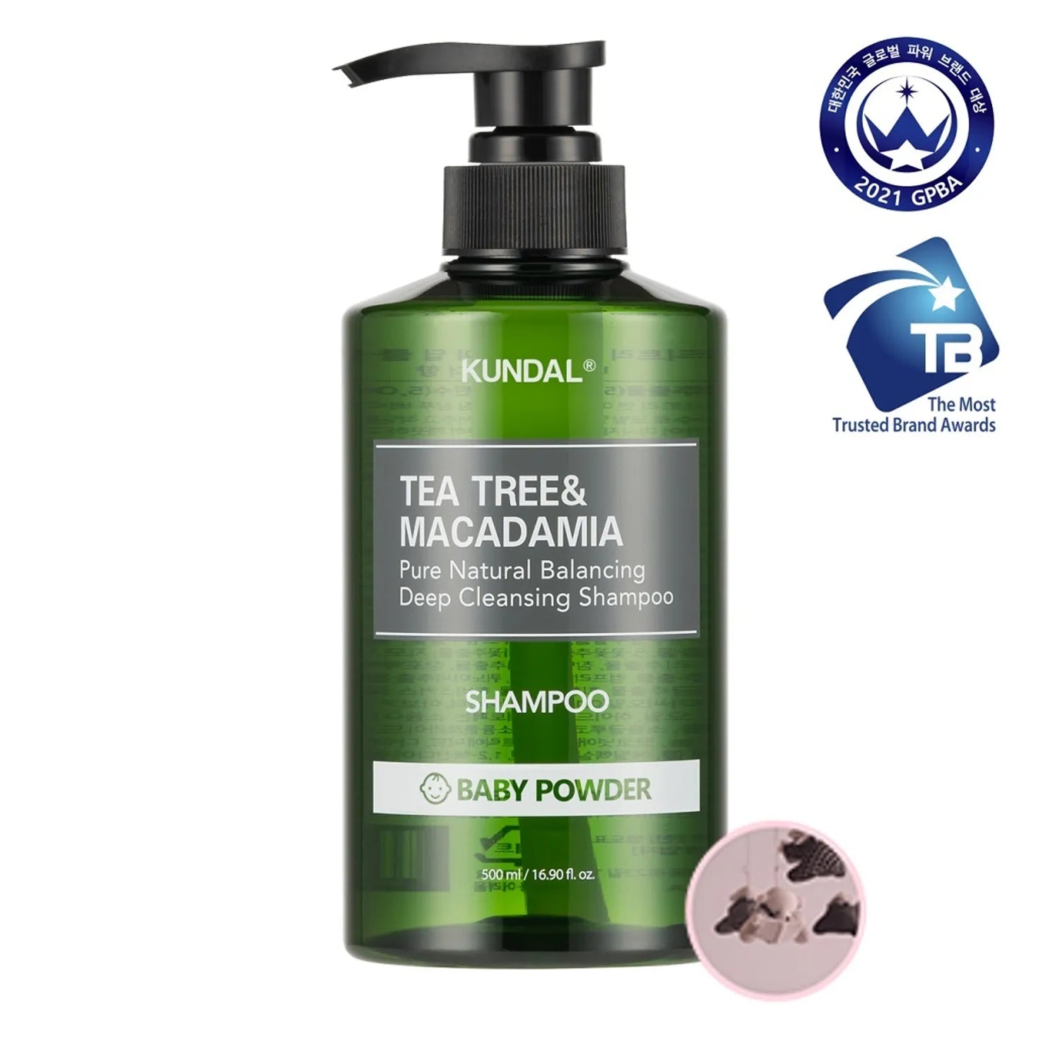 KUNDAL Tea Tree & Macadamia Deep Cleansing Shampoo For Oily Scalp 500ml (4 Options)