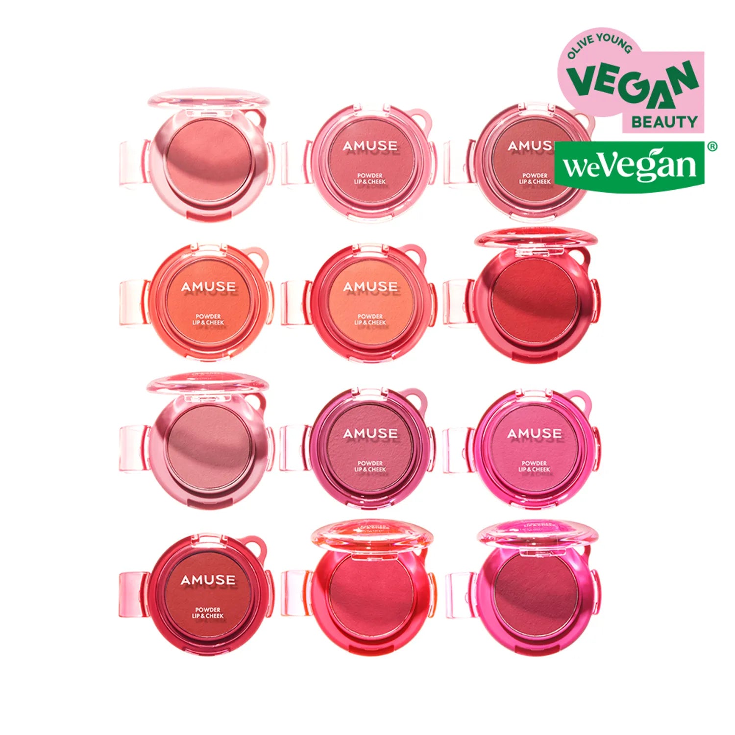 AMUSE Powder Lip & Cheek (12 Colors)