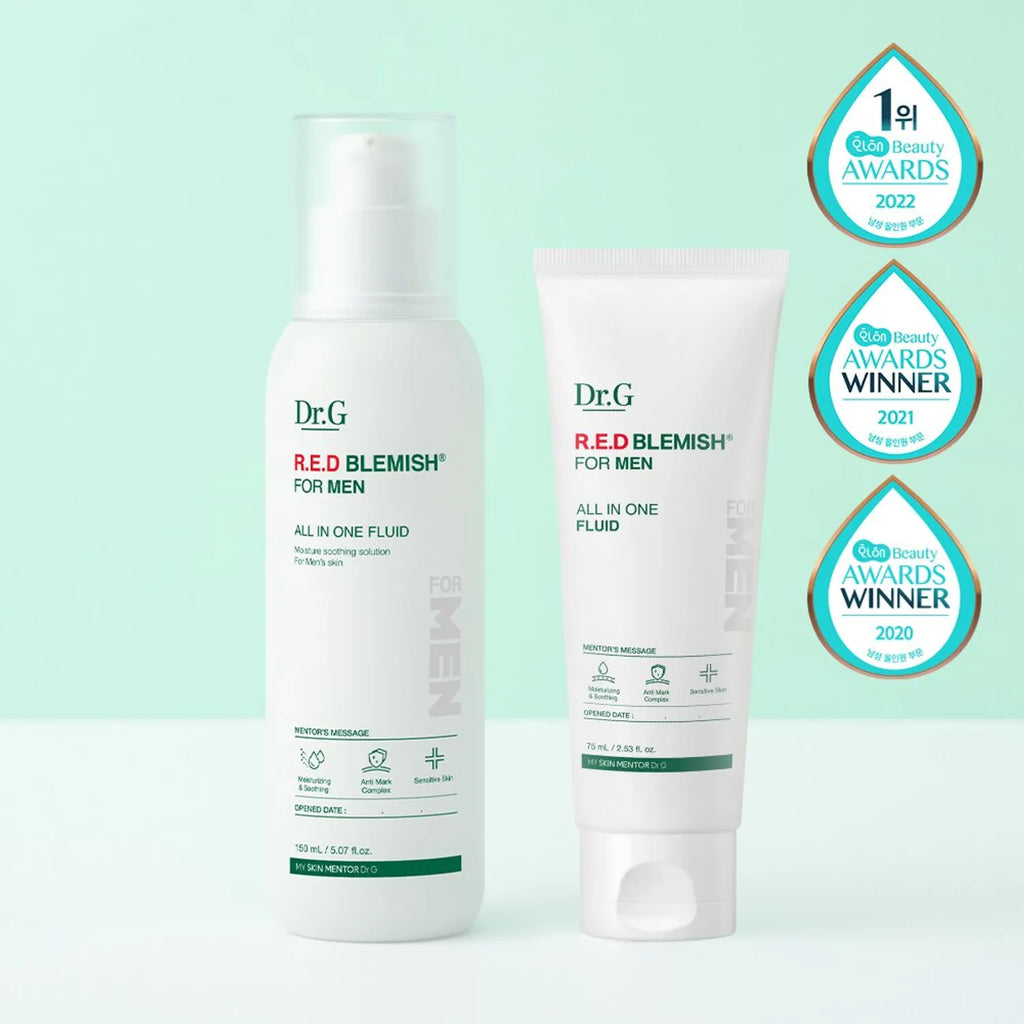 Dr.G Red Blemish For Men All In One Fluid 150mL Special Set (+75mL)