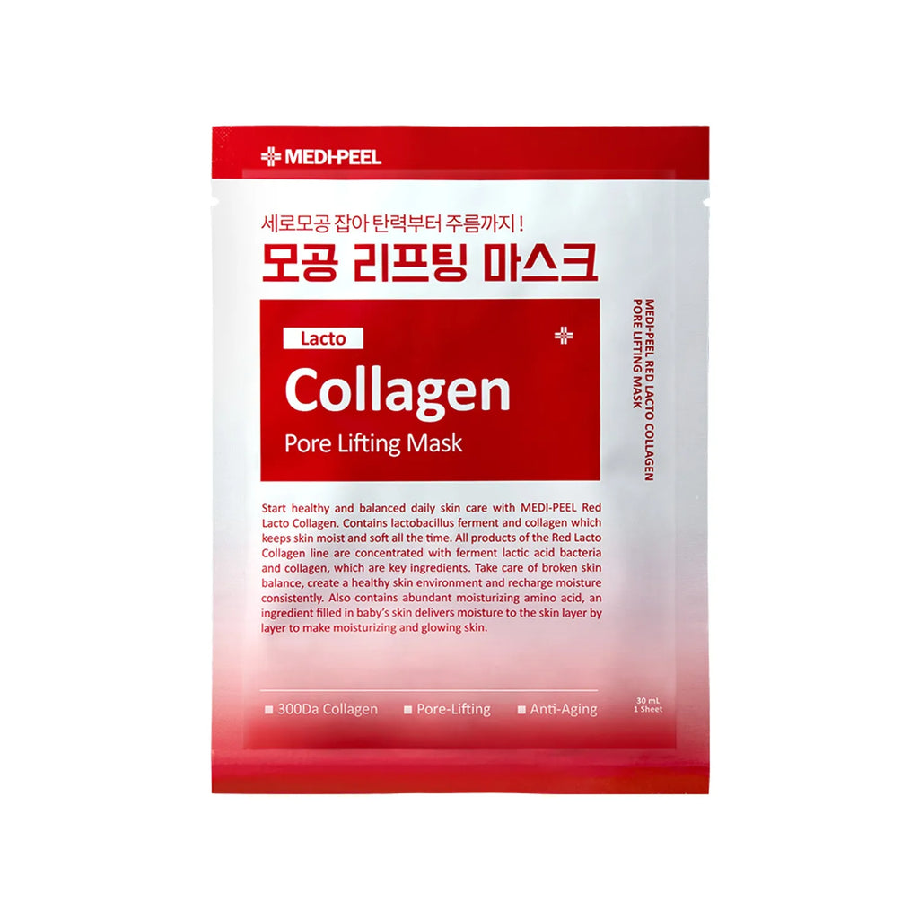 MEDIPEEL Red Lacto Collagen Pore Lifting Mask Sheet
