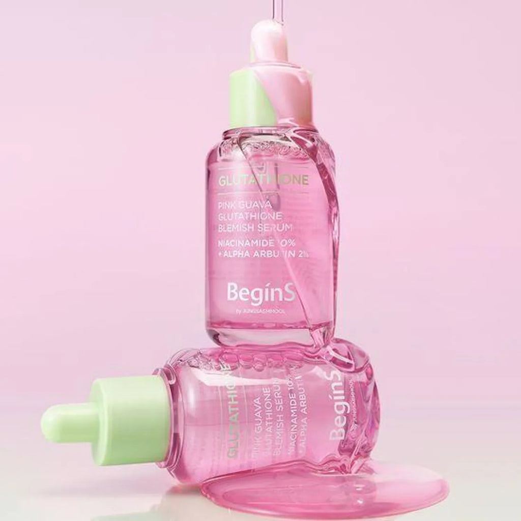 begins by JUNGSAEMMOOL Pink Guava Glutathione Blemish Serum 30ml Refill Set