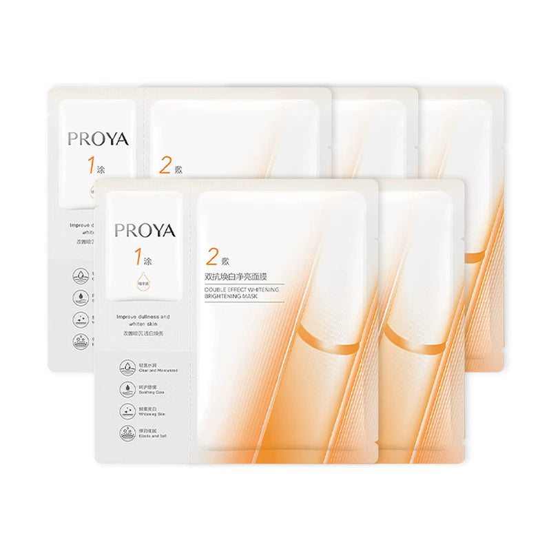 DOUBLE EFFECT WHITENING BRIGHTENING MASK 5pcs  3.0