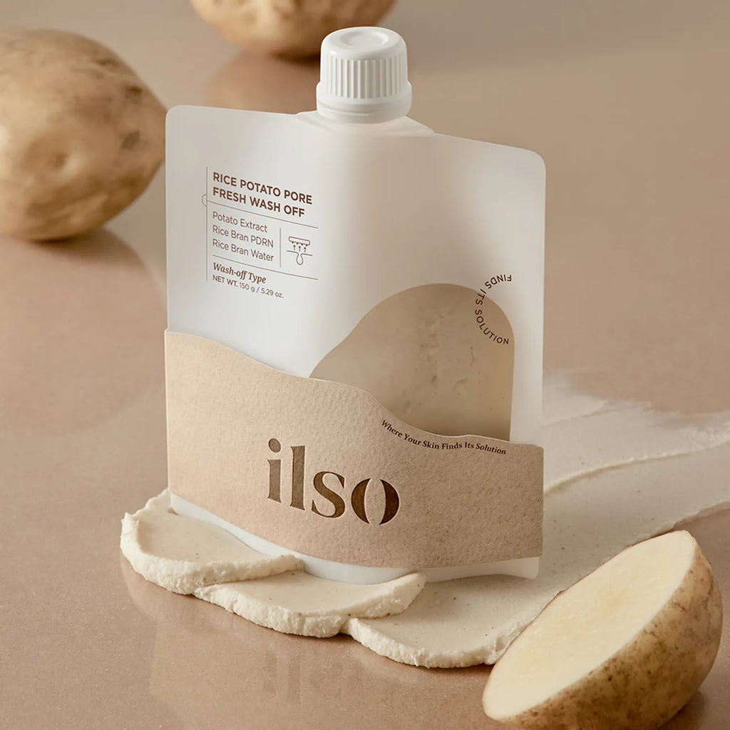 [BOOSIL GAMJA EDITION] ilso Rice Potato Pore Fresh Wash Off Mask 150g Set (+Potato Cleansing Headband)