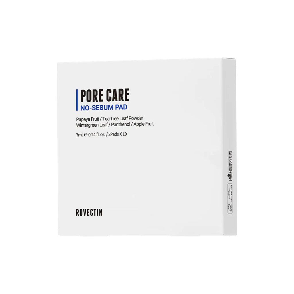 ROVECTIN Pore Care No Sebum Pad Portable (20P)