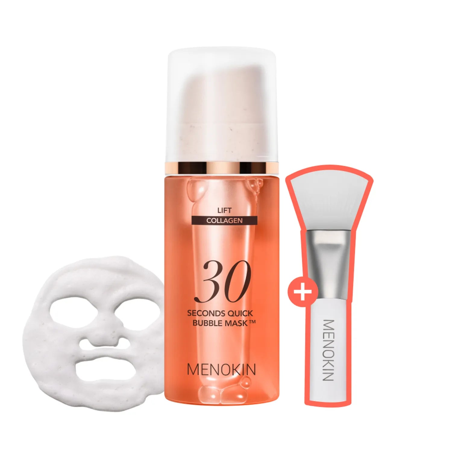 MENOKIN 30 Seconds Quick Bubble Mask Set