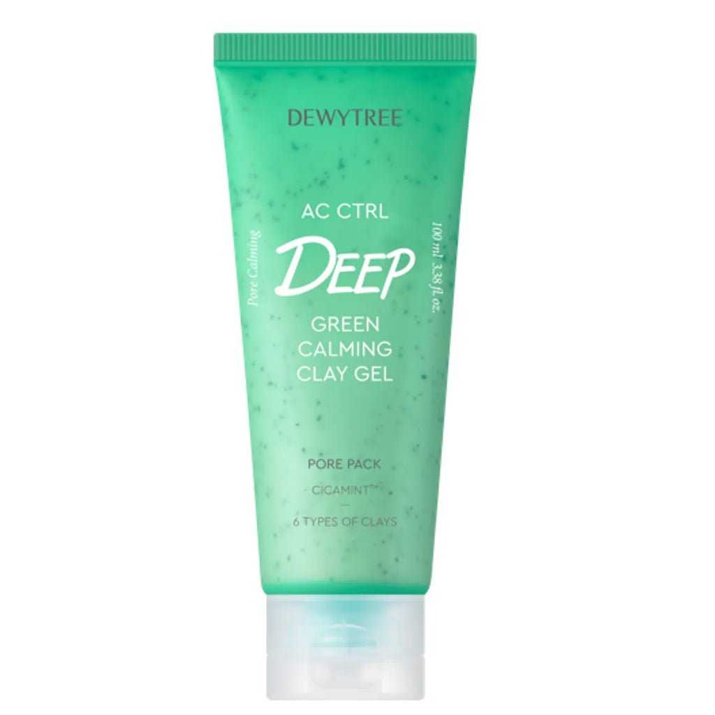 Dewytree AC CTRL Deep Green Calming Clay Gel Pore Pack 100mL (+Gel Brush) (OY-Exclusive)