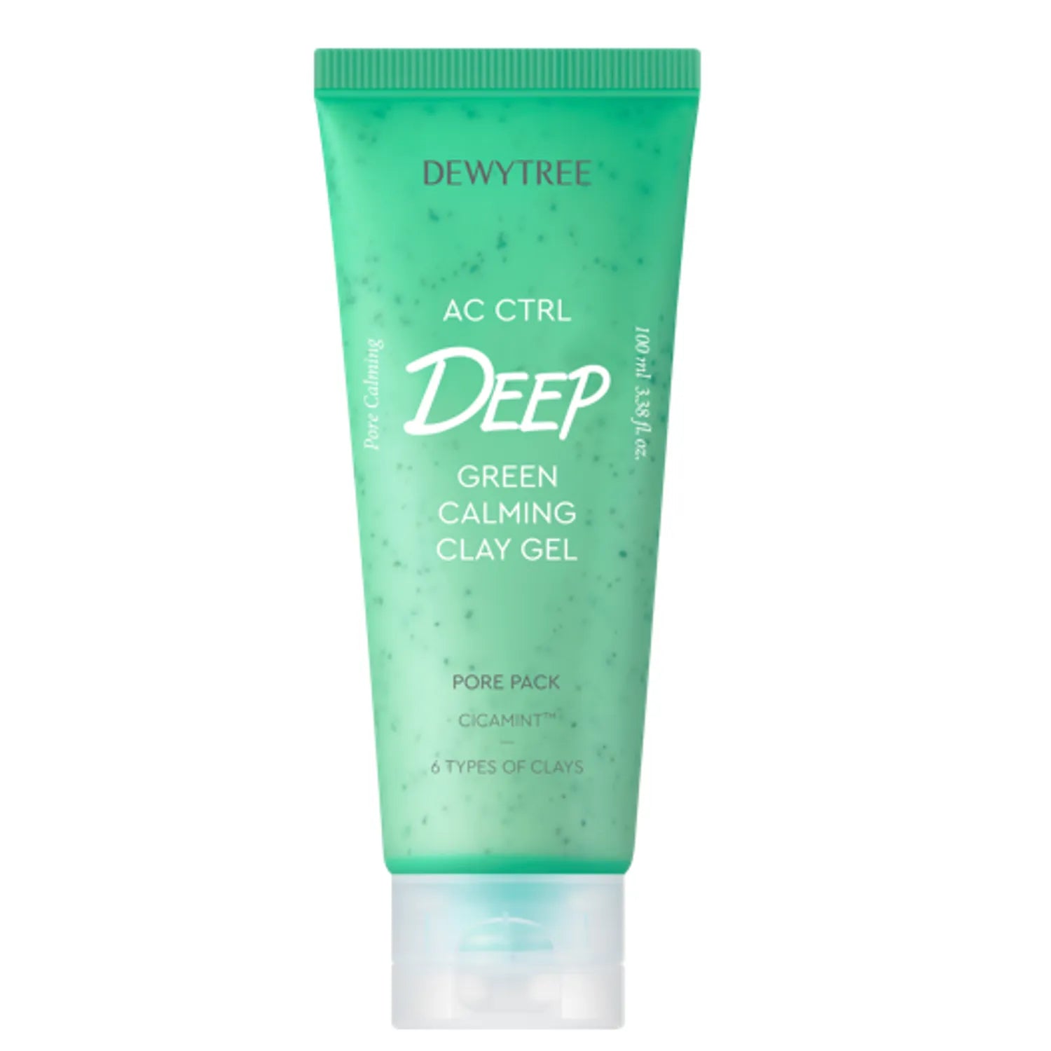 Dewytree AC CTRL Deep Green Calming Clay Gel Pore Pack 100mL (+Gel Brush) (OY-Exclusive)